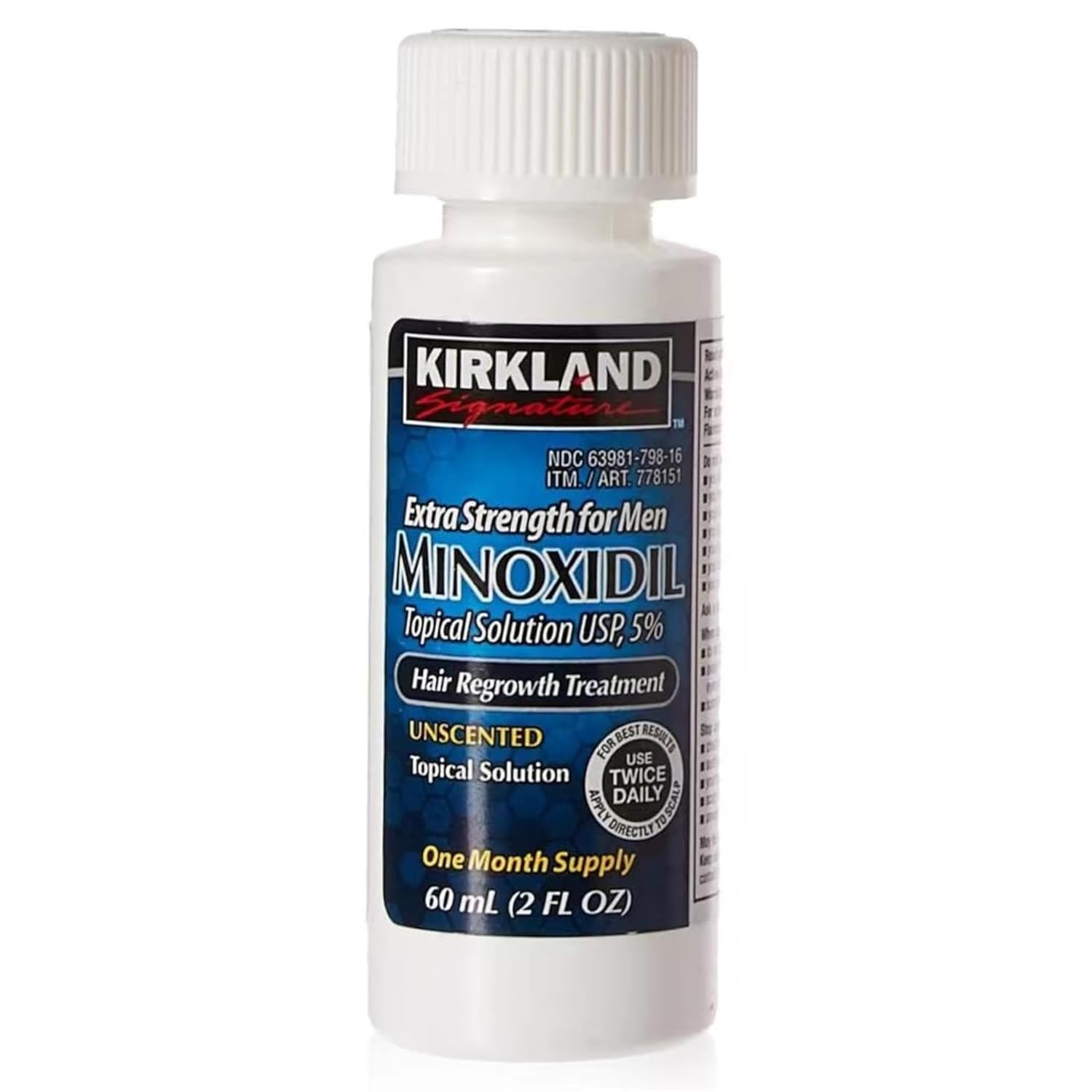 Minoxidil-5% Extra Strength Hair Regrowth for Men, 6 Month Supply
