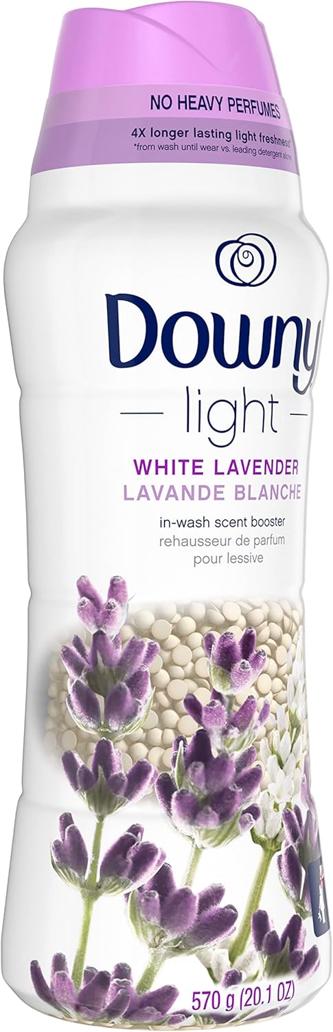 Downy Light In Wash Scent Booster Beads, Ocean Mist Scent, 24 oz, Downy Scent Booster Beads, Laundry Beads, No Heavy Perfumes