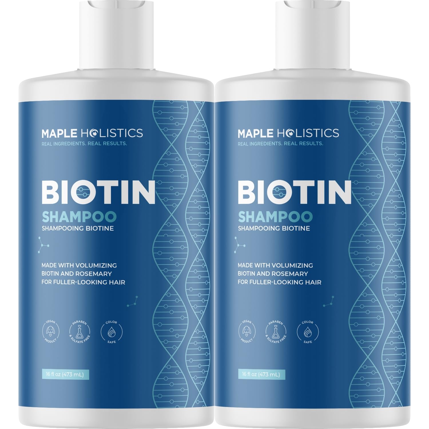 Rosemary and Biotin Shampoo for Thinning Hair - Vegan Volumizing Shampoo for Fine Hair with Argan and Tea Tree Oil - Paraben Silicone and Sulfate Free Shampoo for Dry Damaged Weak and Thin Hair Care