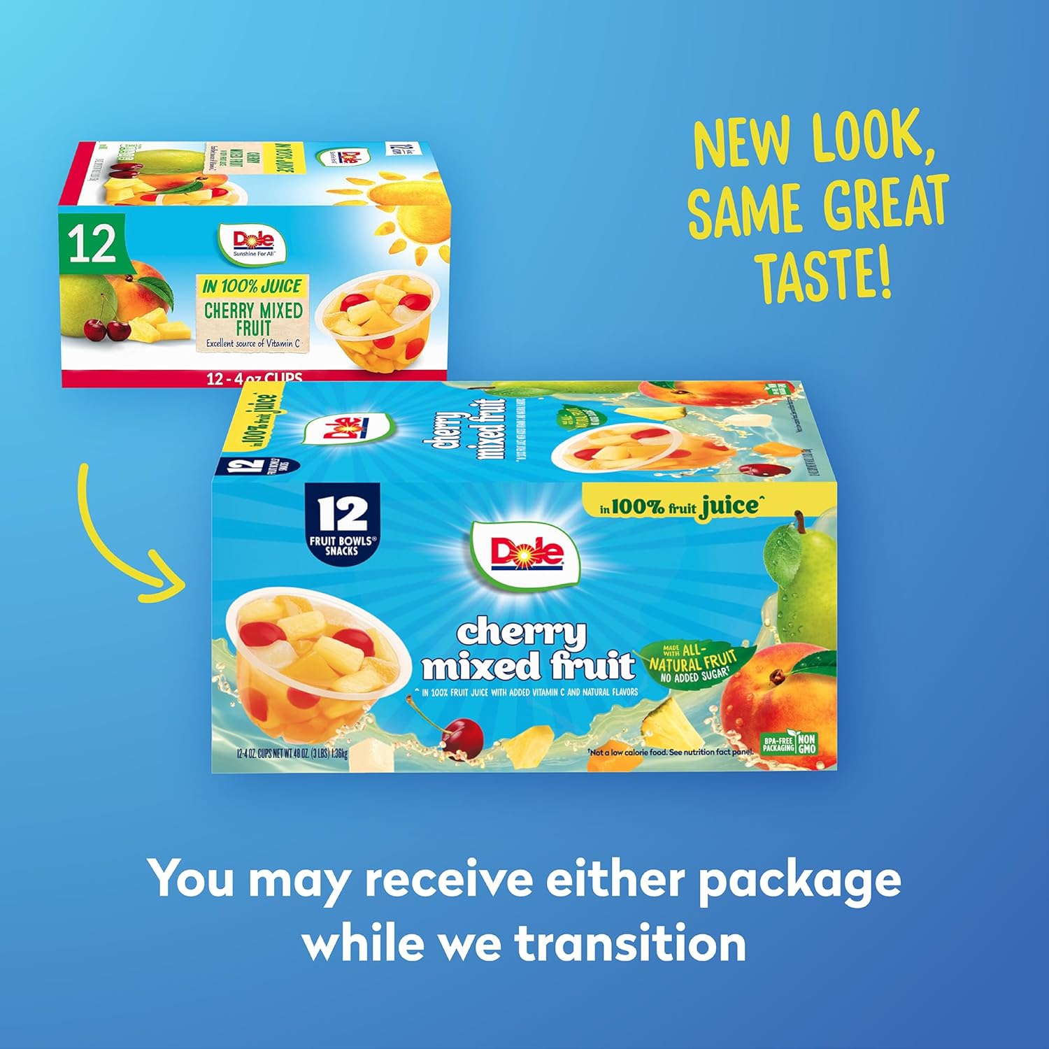 Dole Cherry Mixed Fruit Cups