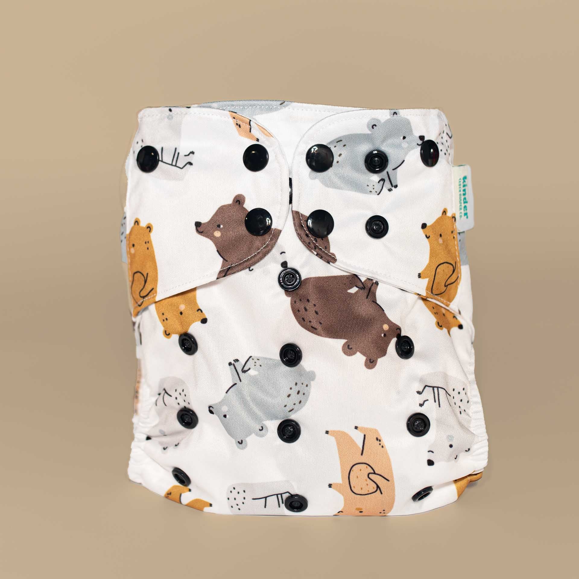 Kinder Cloth Diaper Co. Artist Collaborations Pocket Cloth Diaper with Athletic Wicking Jersey
