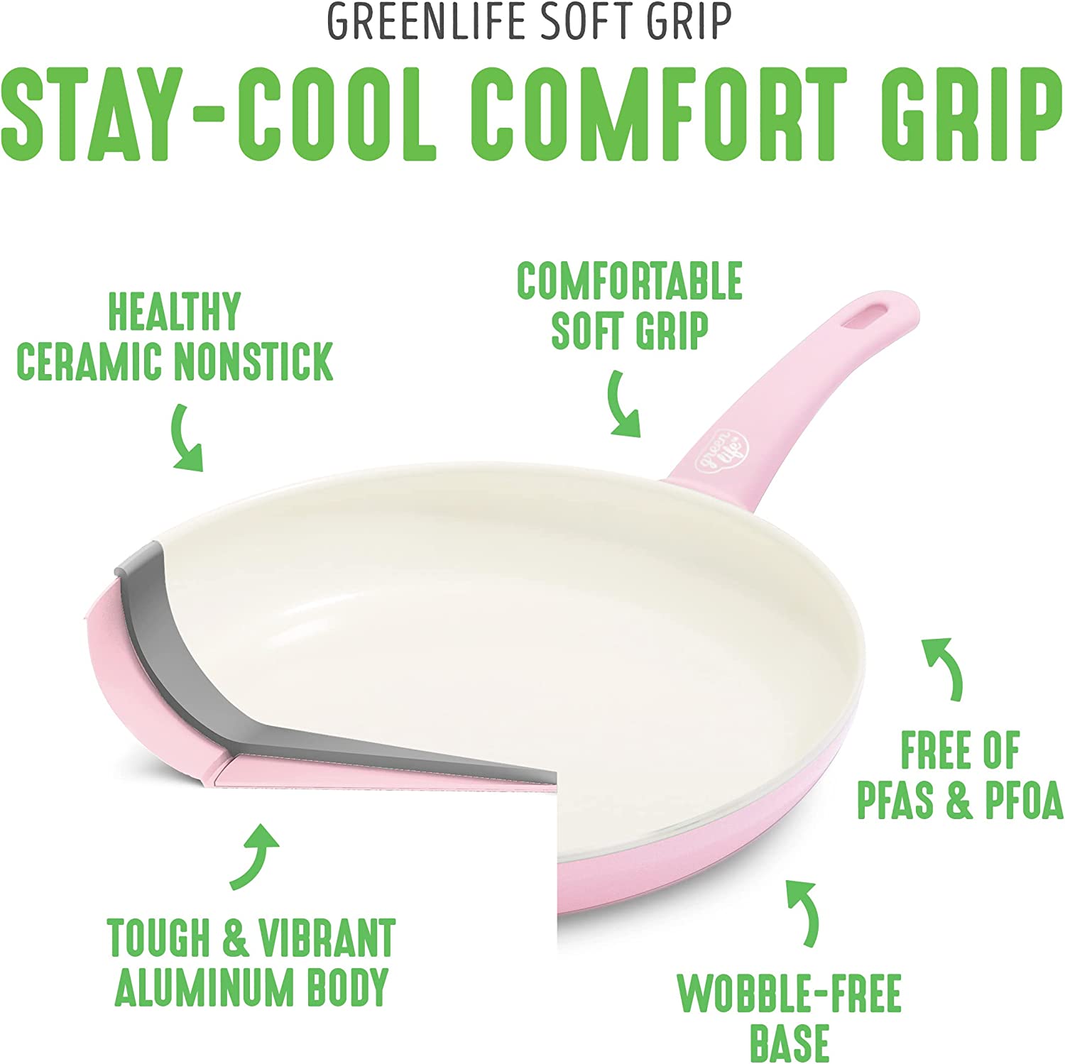 Ceramic non-stick 12-piece pan set