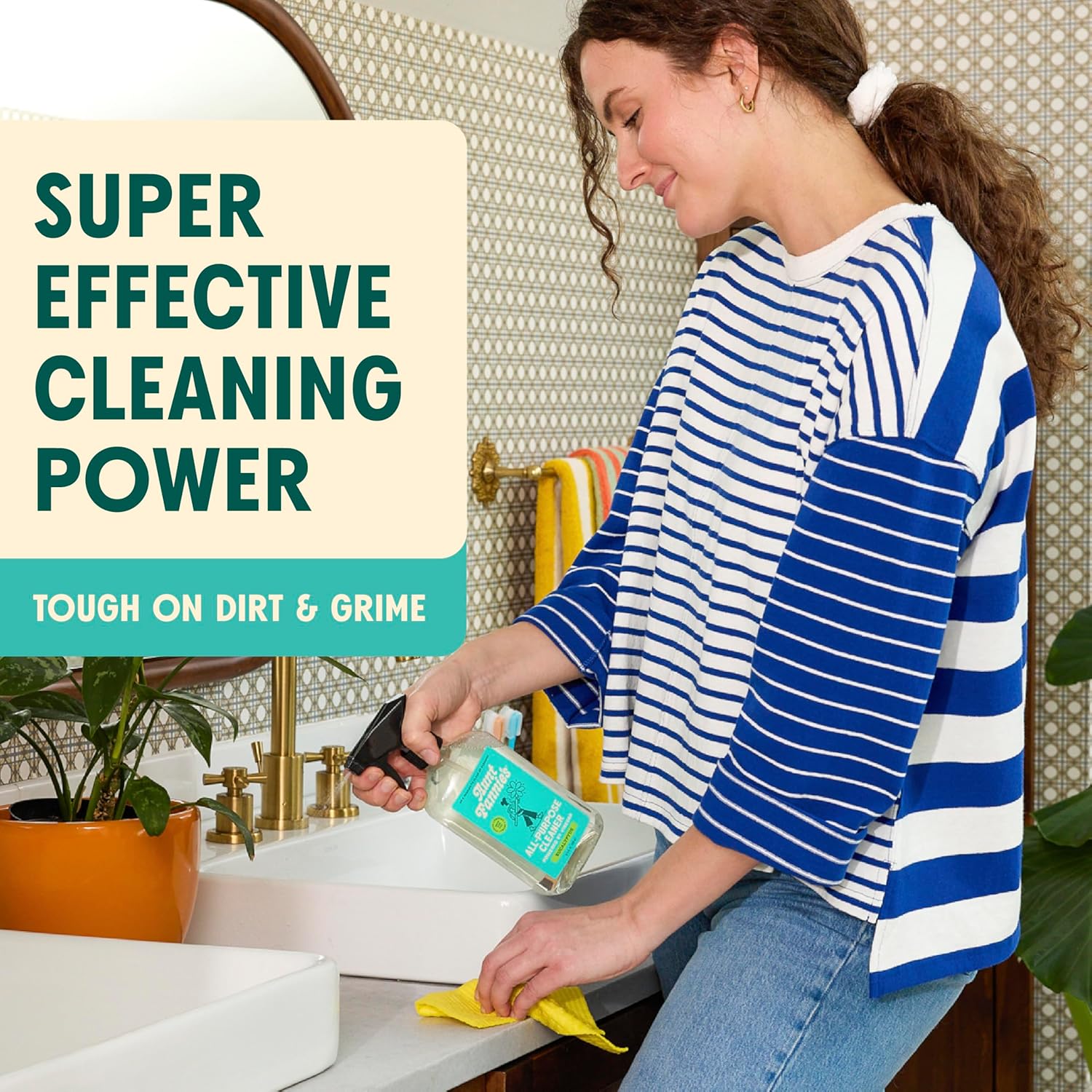 Aunt Fannie's Ultra Concentrated Floor Cleaner Vinegar Wash, Multi-Surface Floor Cleaner For Mopping, Makes 16 Gallons, Eucalyptus Scent, 32 oz. (Pack of 1), Packaging May Vary