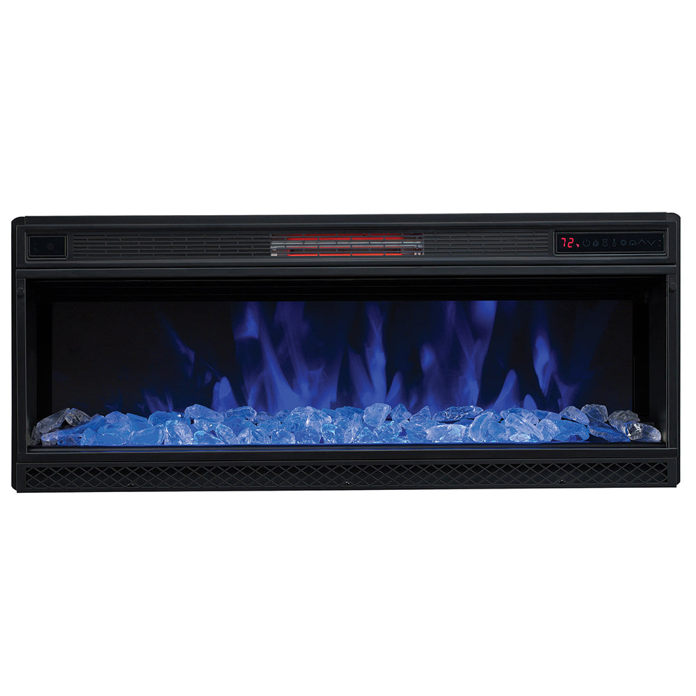 Berkeley 76-In Infrared Electric Fireplace TV Stand in Spanish Gray - 42MM6018-I614