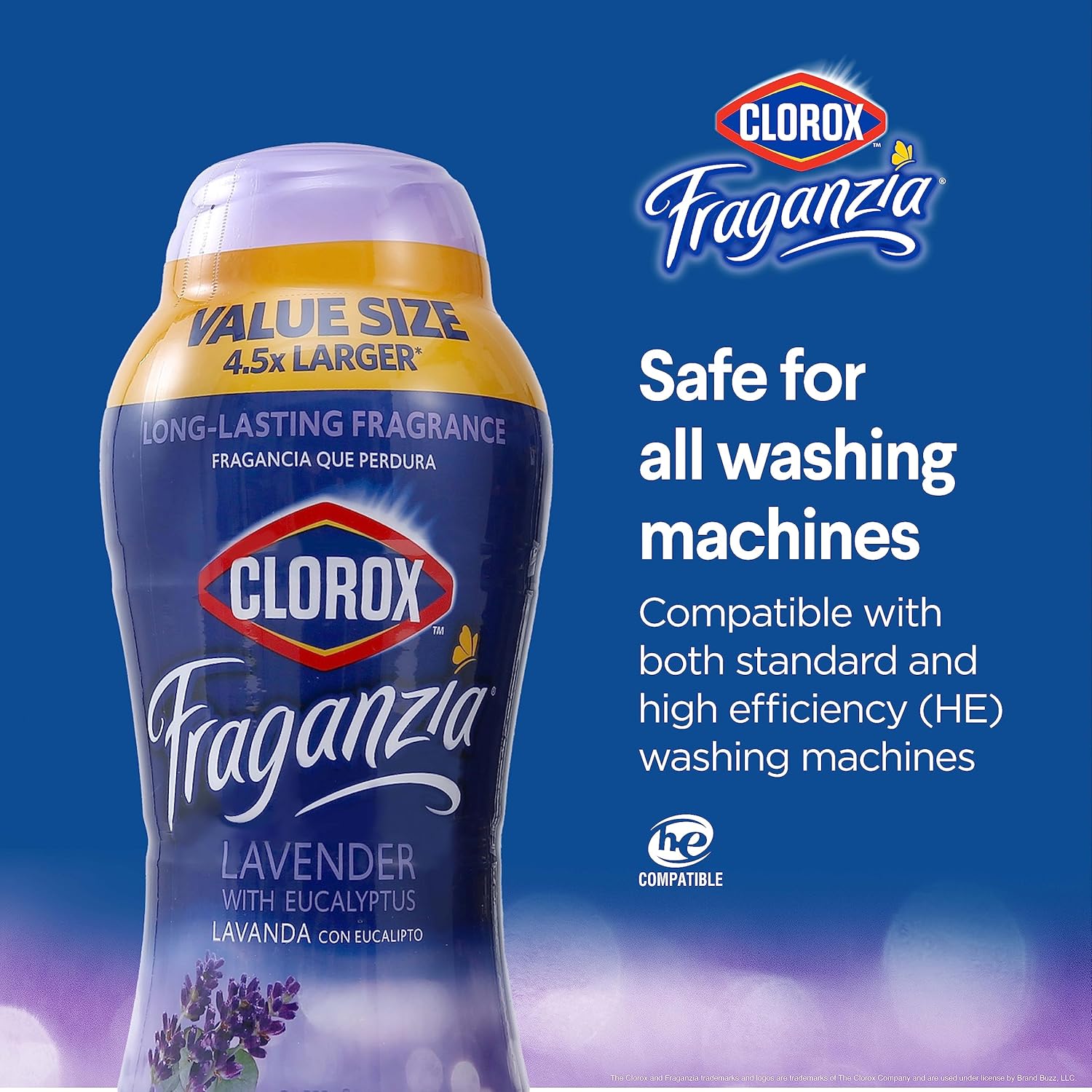 Clorox Fraganzia In-Wash Scent Booster Crystals in Ocean Scent, 18 Oz Twin Pack | Laundry Scent Booster Crystals | In-wash Scent Booster for Fresh Laundry in Ocean Scent 18 Ounce Twin Pack, 36oz