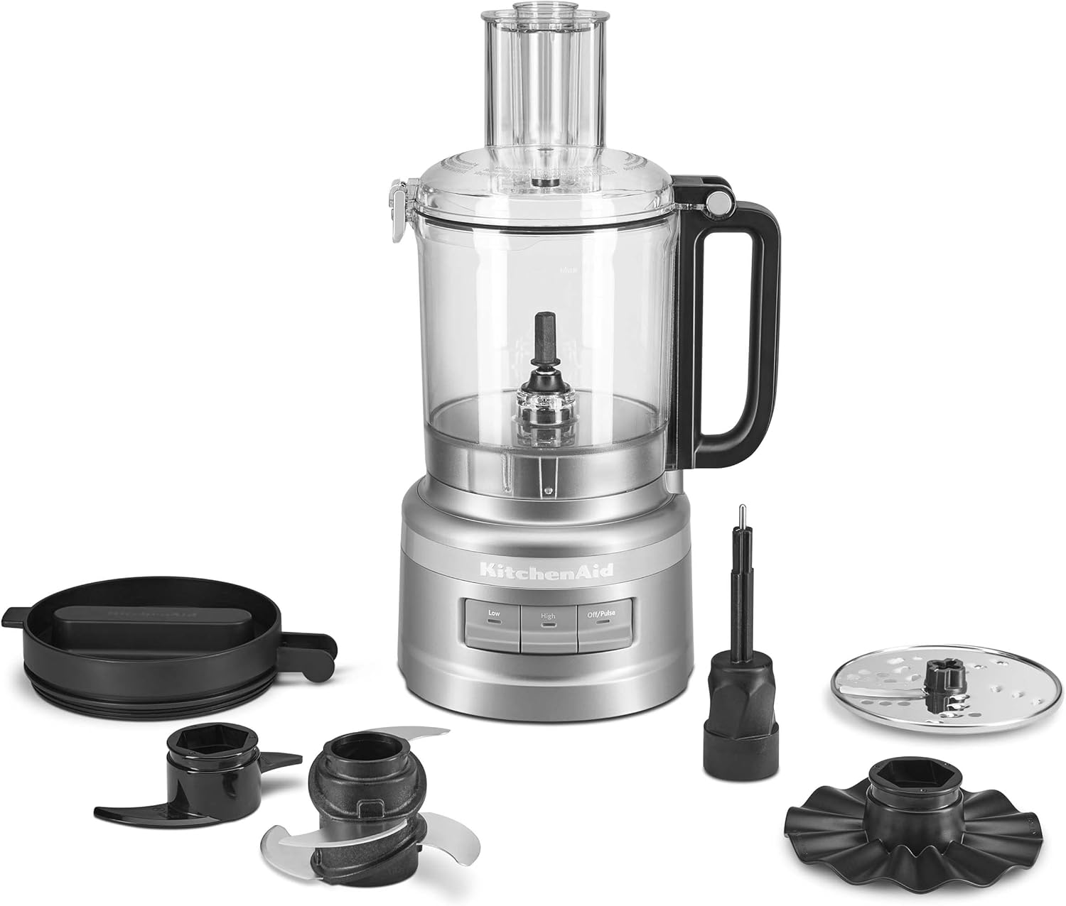 KitchenAid KFP0718CU Food Processor, 7 Cup, Contour Silver