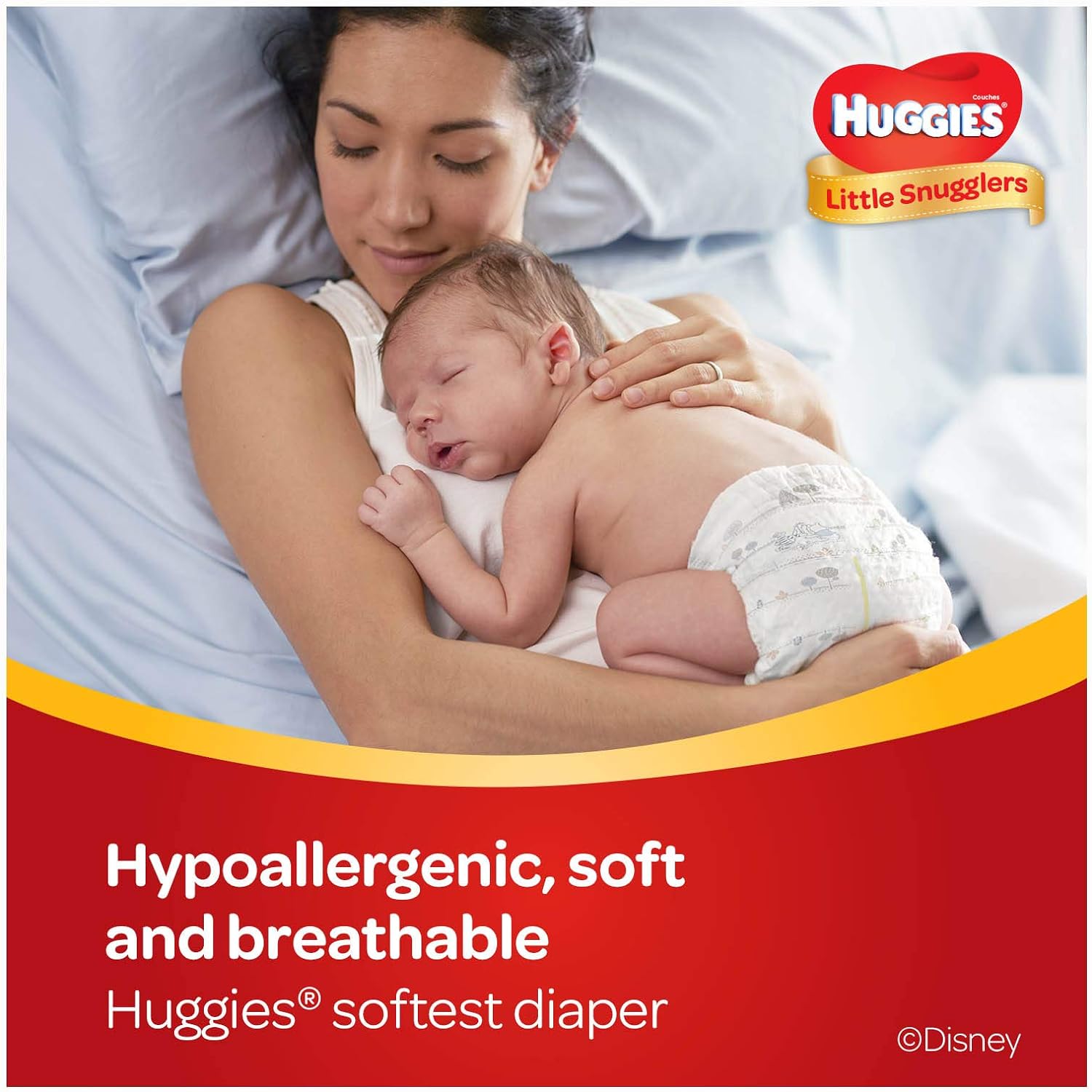 Huggies Size 1 Diapers, Little Snugglers Diapers, Size 1 (8-14 lbs), 198 Ct (6 packs of 33)