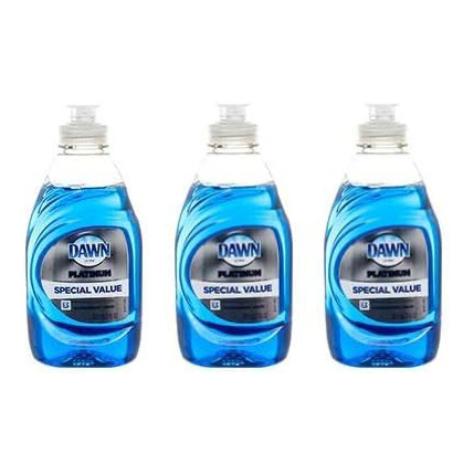 Dawn Platinum Dishwashing Liquid Dish Soap, Refreshing Rain Scent, 32.7 fl oz