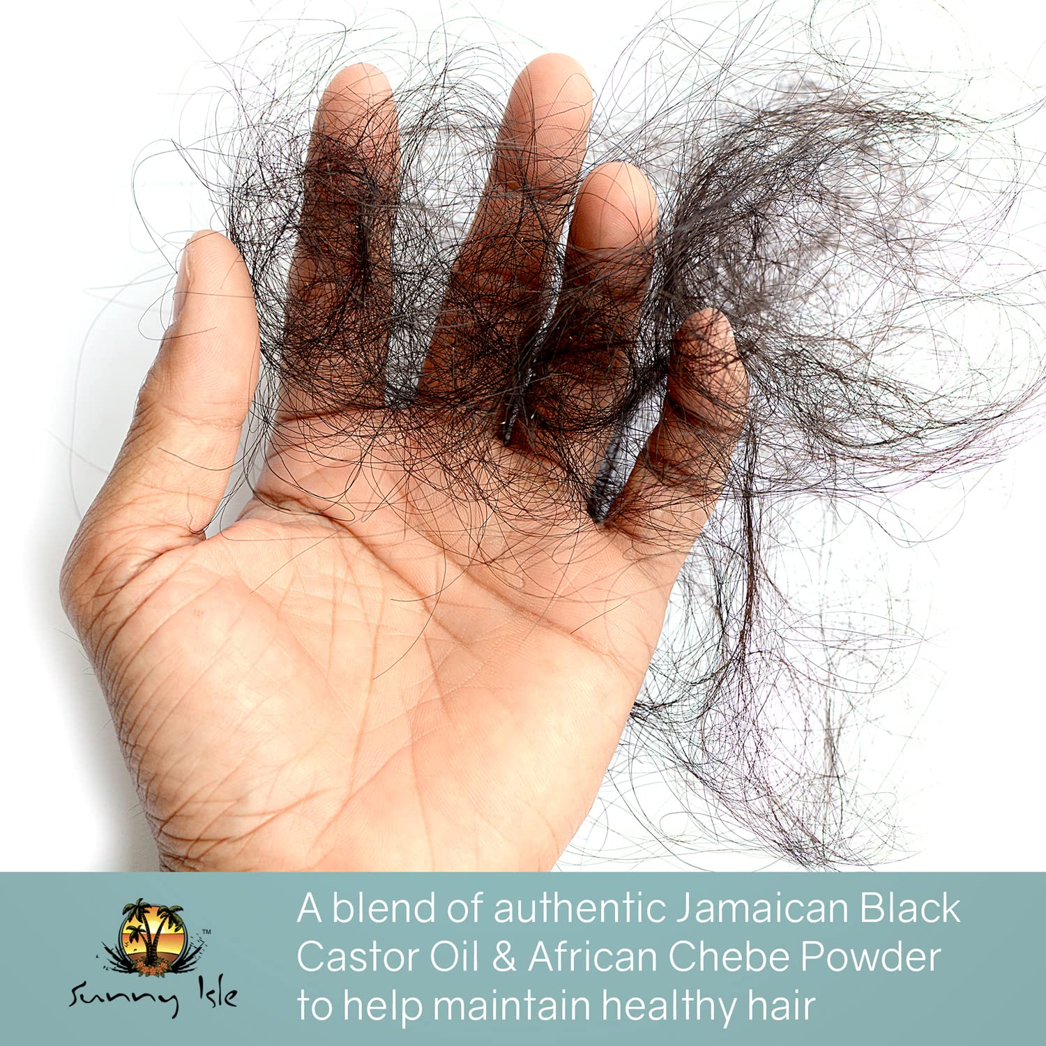 Sunny Isle Jamaican Black Castor Oil 4oz | 100% Natural Treatment for Hair, Scalp and Skin