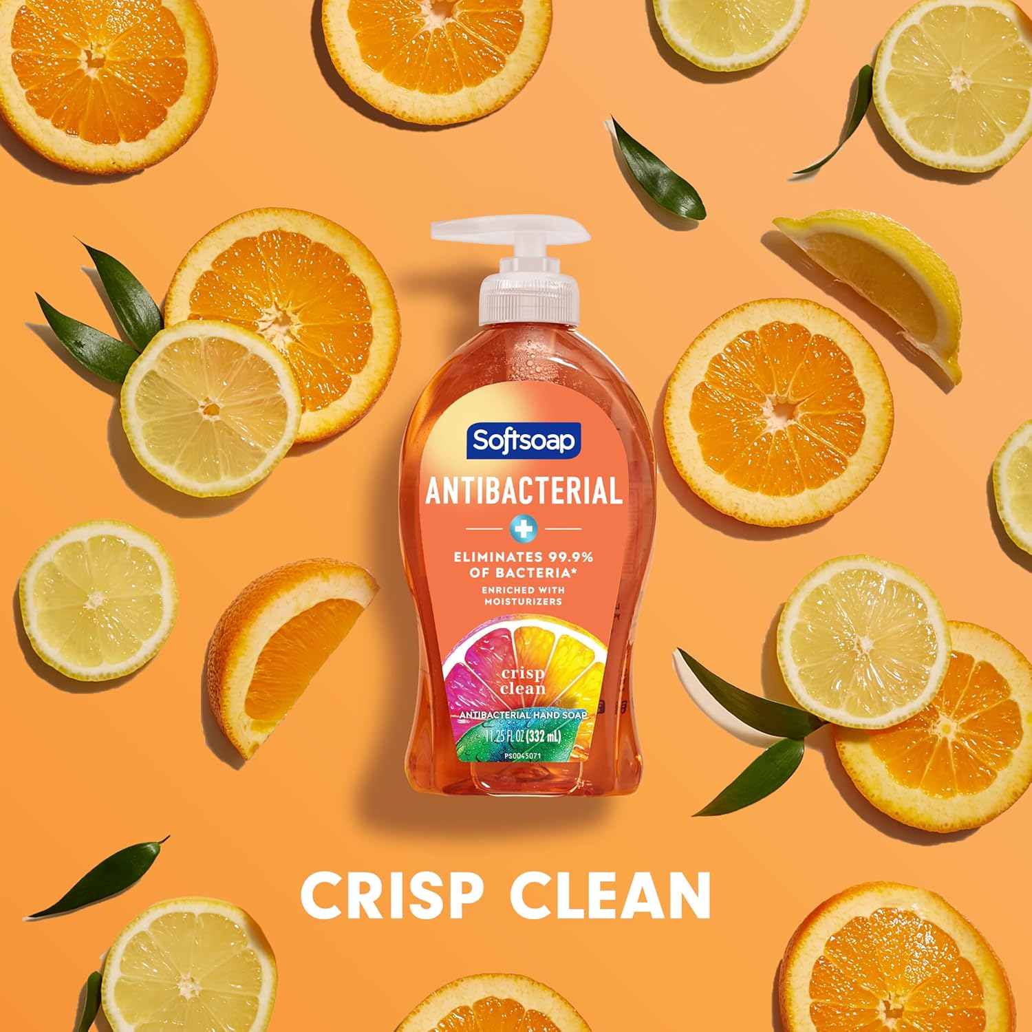 Softsoap Antibacterial Liquid Hand Soap, Fresh Citrus Scent Hand Soap, 11.25 Ounce, 6 Pack