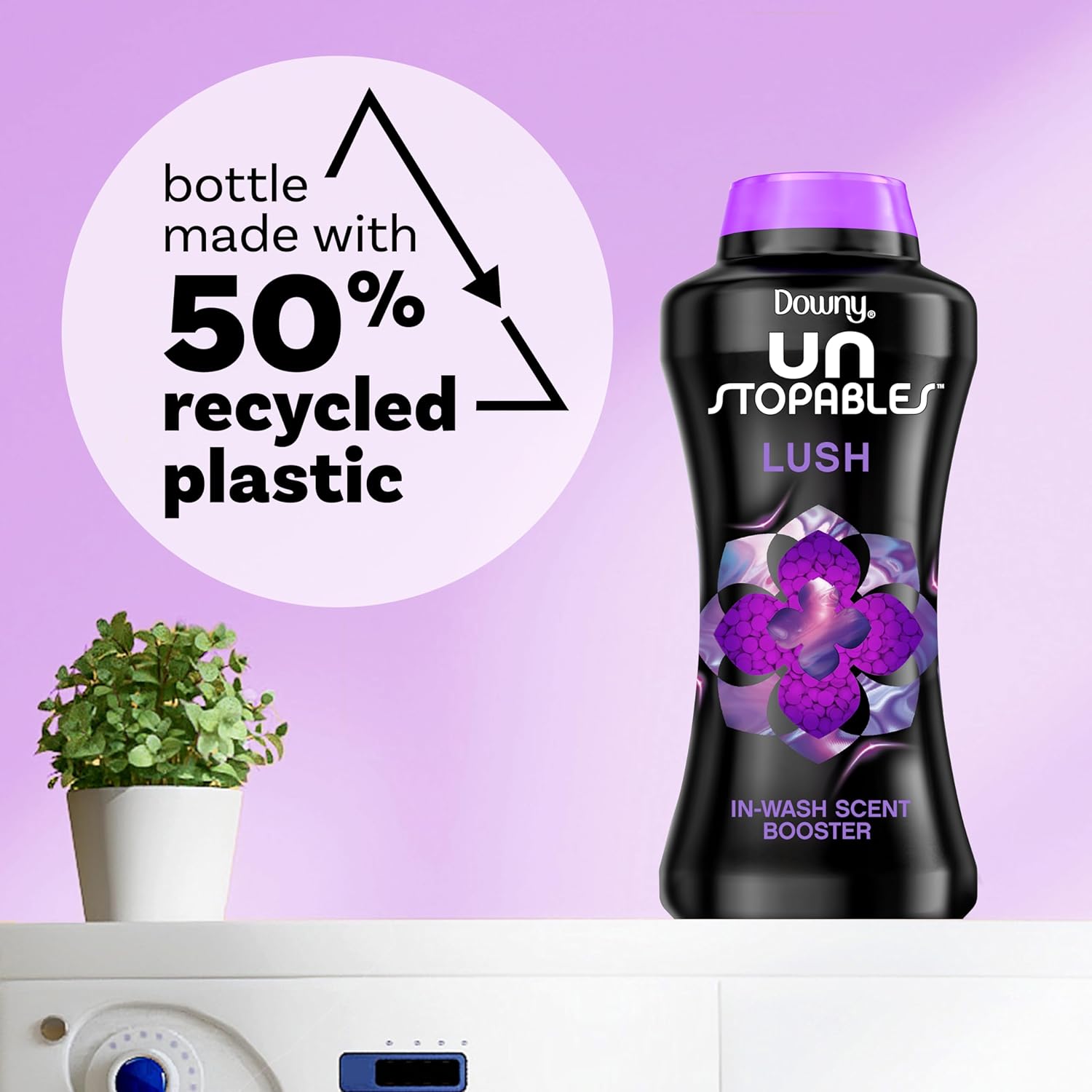 Downy Unstopables In Wash Scent Booster Beads, Fresh Scent, 24 oz, Downy Scent Booster Beads, Unstoppable Laundry Beads, Odor Protection