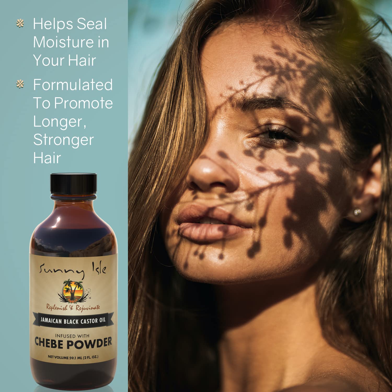 Sunny Isle Jamaican Black Castor Oil 4oz | 100% Natural Treatment for Hair, Scalp and Skin