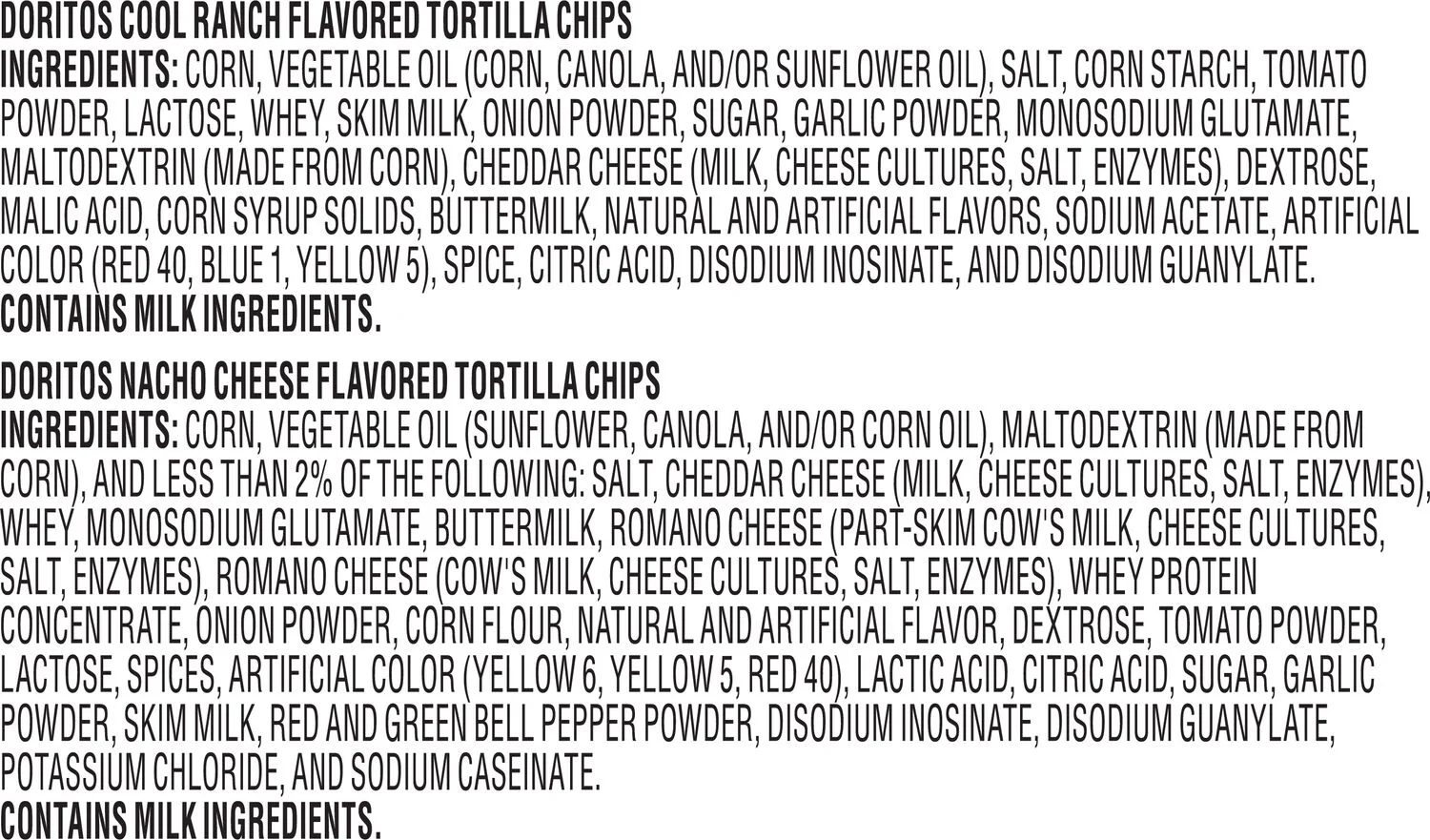 Doritos Tortilla Chips Variety Pack, 1 oz, 10 Count