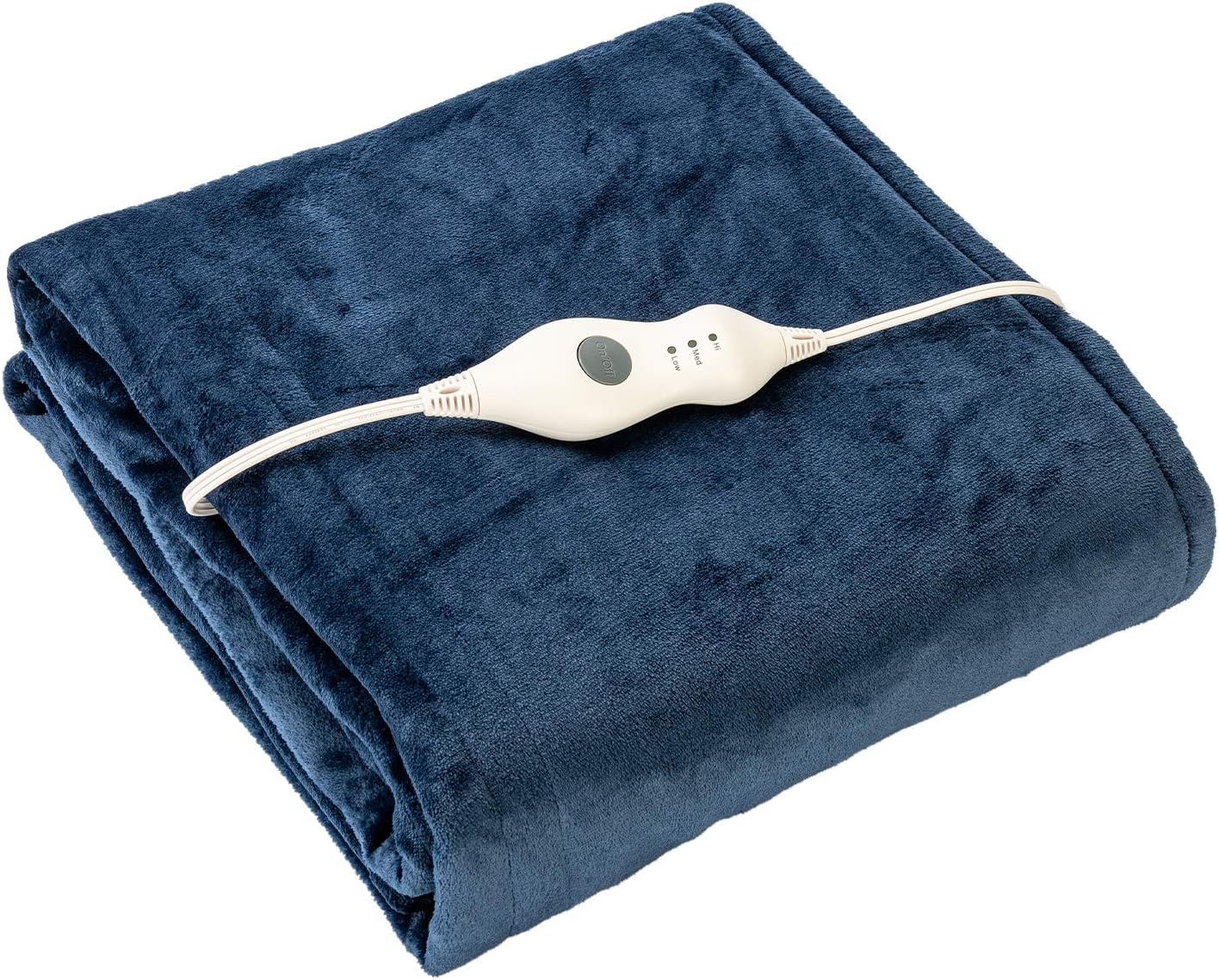Tefici Electric Heated Blanket Throw, Super Cozy Soft 2-Layer Flannel 50