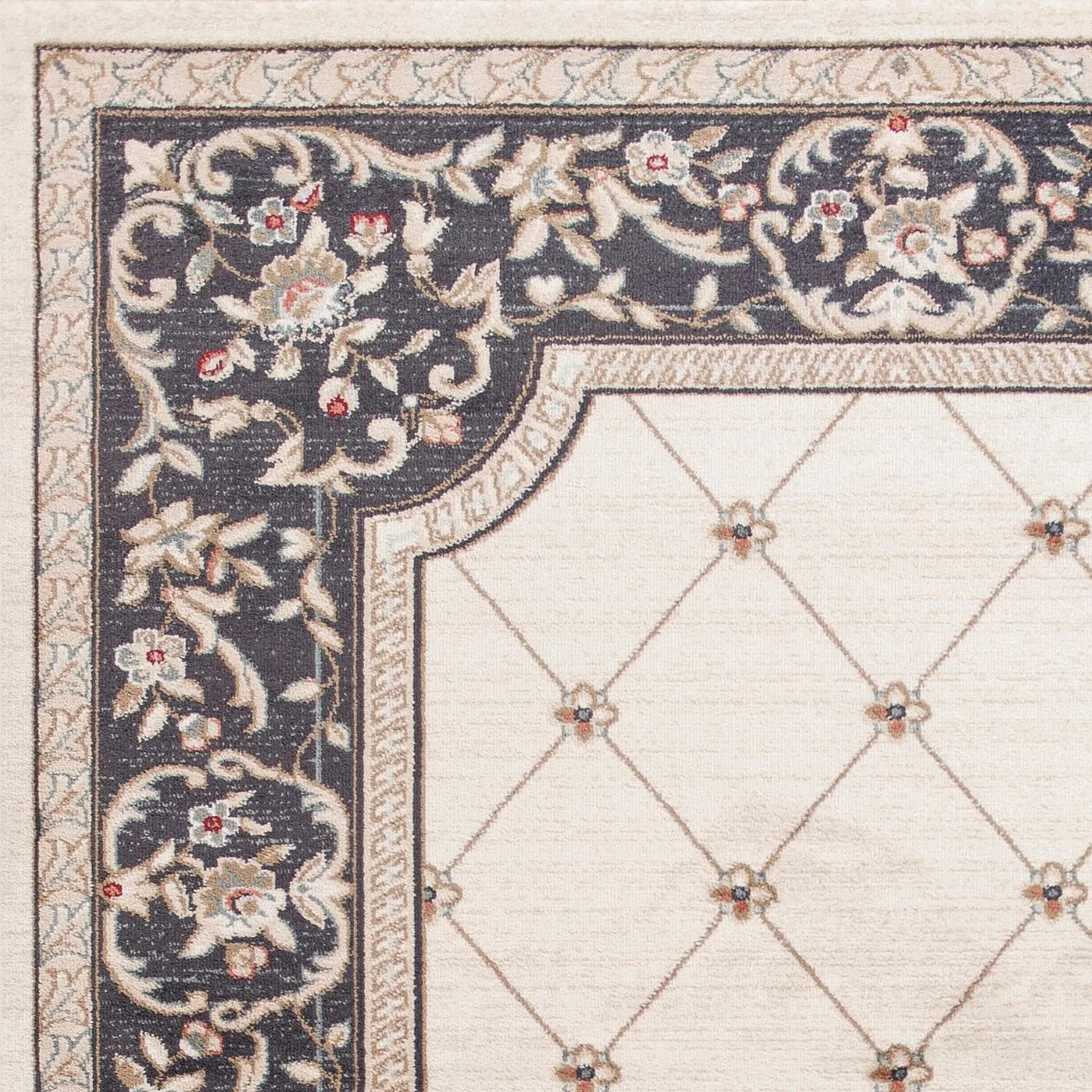 Avalon 5614 Ivory/Grey Courtyard Rug