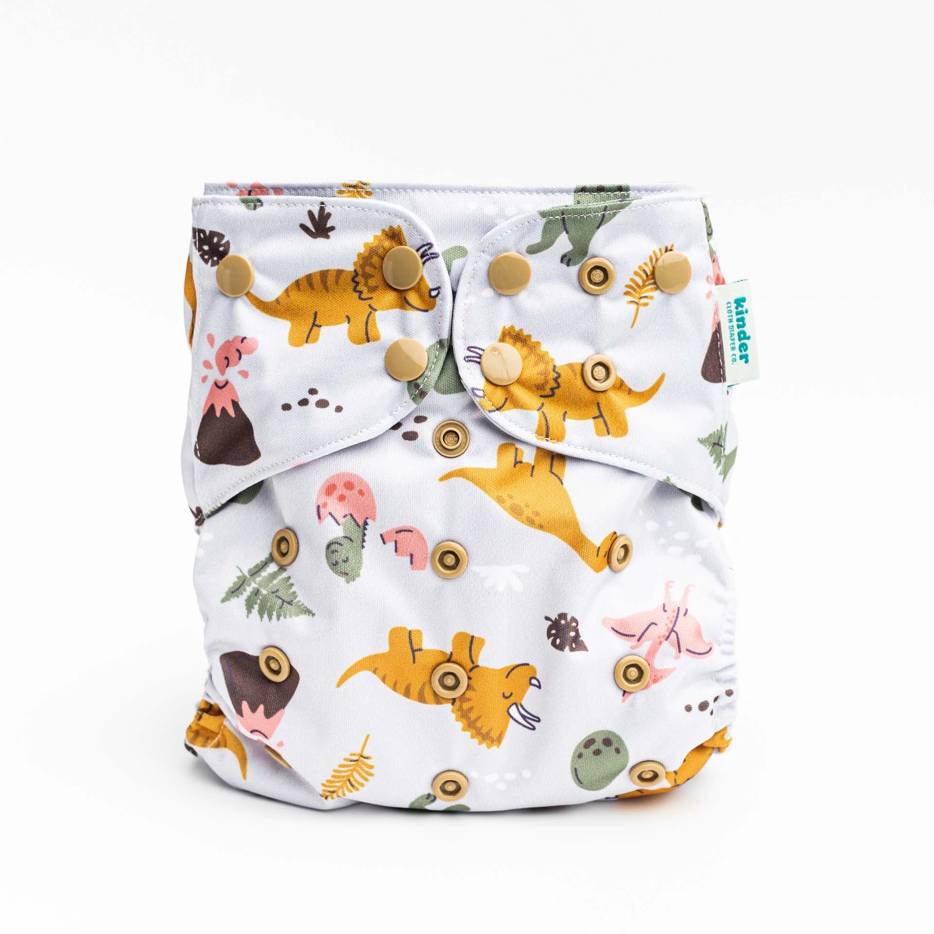 Kinder Cloth Diaper Co. Patterned Basics Pocket Cloth Diaper with Athletic Wicking Jersey
