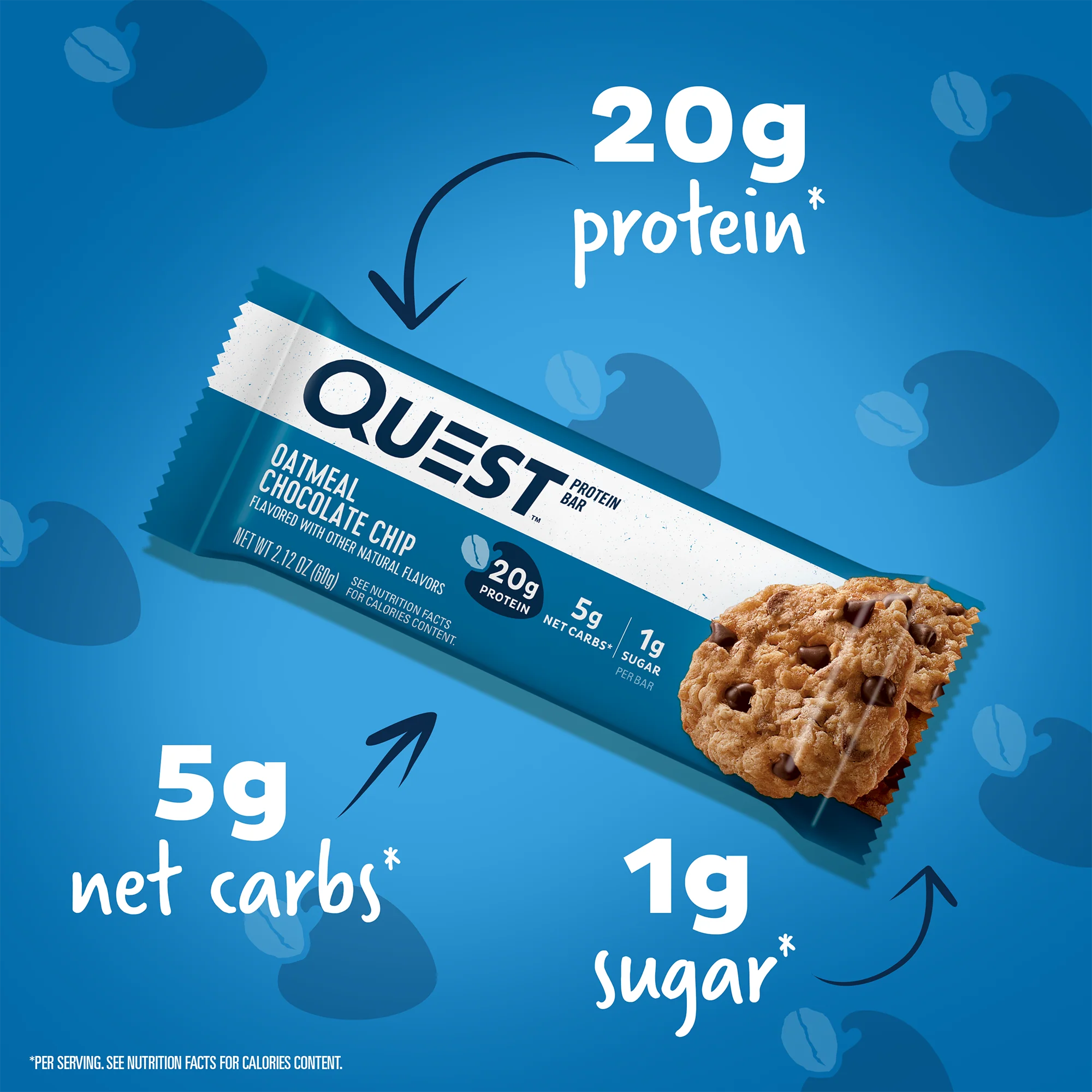 Oatmeal Chocolate Chip Protein Bars