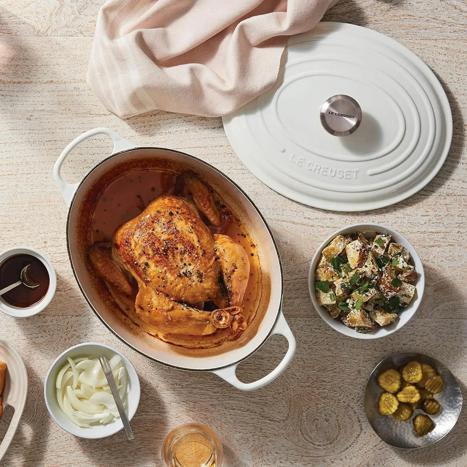 Signature Cast Iron Cookware Set  - 20 Piece💝16 Piece Knife Set