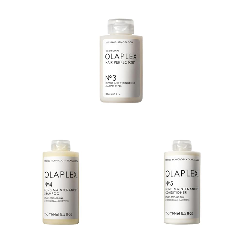 Olaplex No. 4 Bond Maintenance Shampoo, Repairs, Strengthens, & Nourishes All Hair Types, Adds Shine & Leaves Hair Feeling Soft, 8.5 fl oz