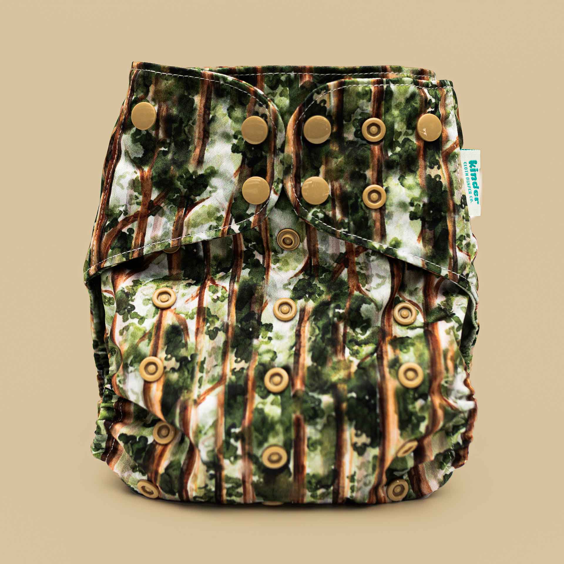 Kinder Cloth Diaper Co. Patterned Pocket Cloth Diaper with Athletic Wicking Jersey