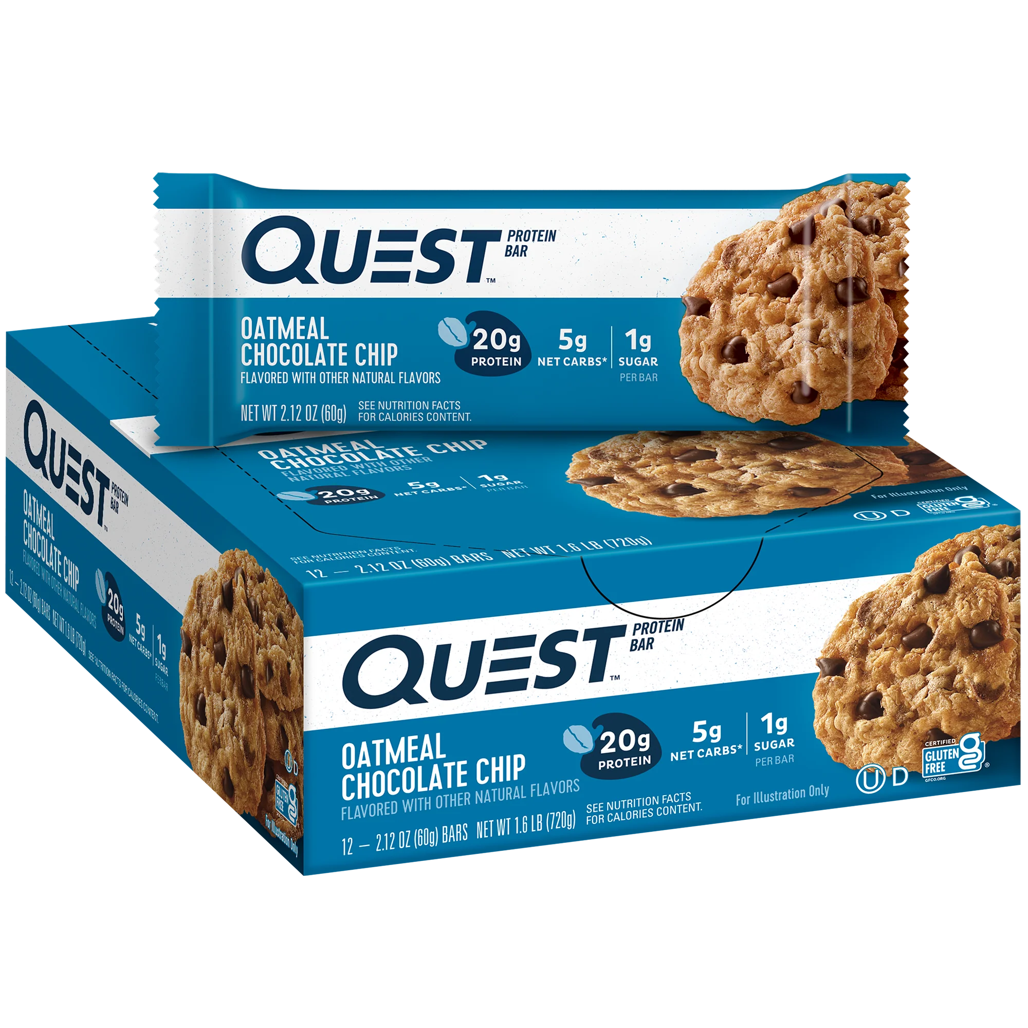 Oatmeal Chocolate Chip Protein Bars