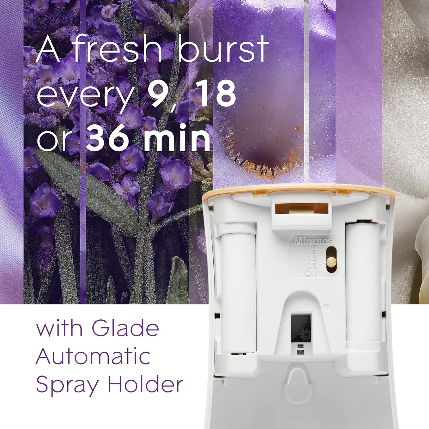 Glade Automatic Spray Air Freshener Refill, Scented Air Freshener for Home and Bathroom, Clean Linen, 6.2 Oz, 2 Count