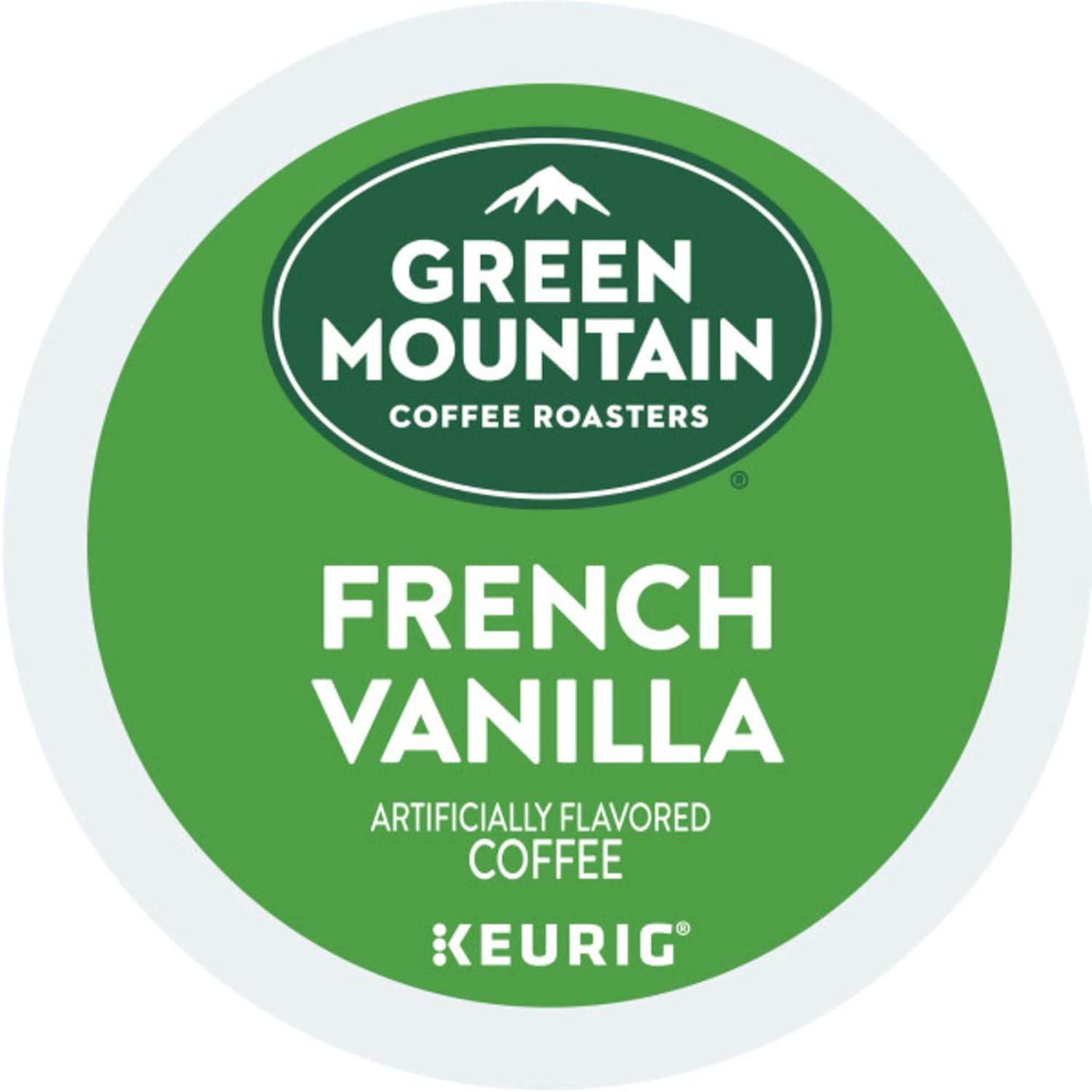 Green Mountain Coffee Roasters Caramel Vanilla Cream Keurig Single-Serve K-Cup pods, Light Roast Coffee, 72 Count (6 Packs of 12)