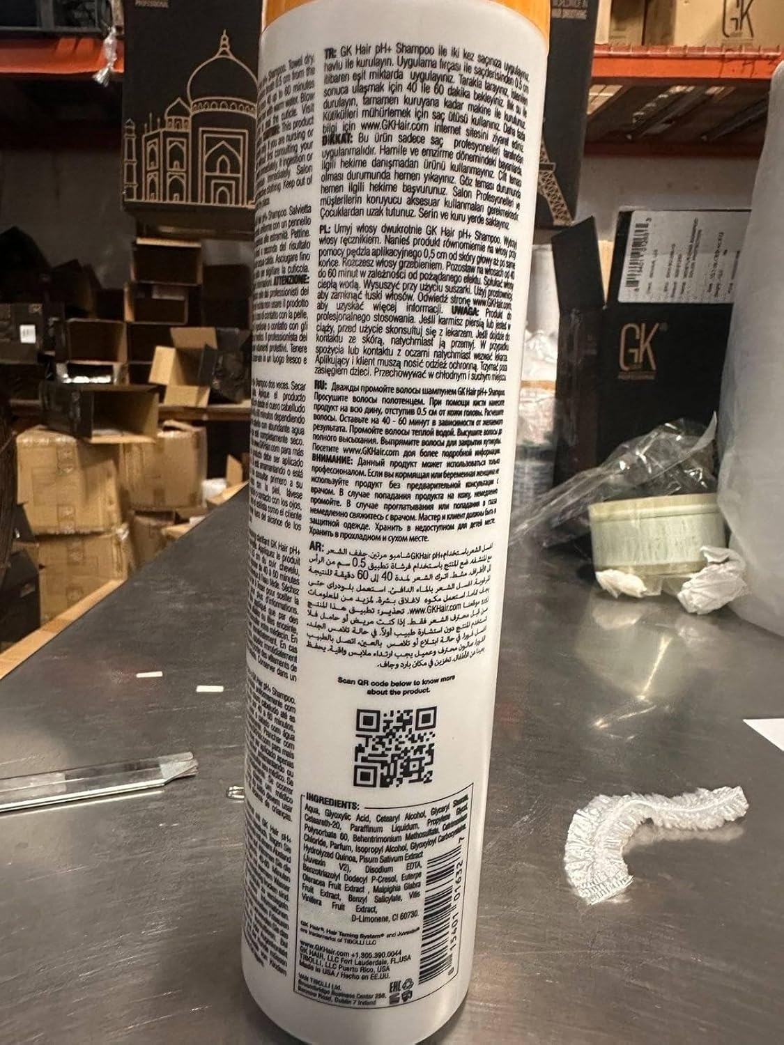 GK HAIR Global Keratin The Best (3.4 Fl Oz/100ml) Smoothing Keratin Hair Treatment - Professional Brazilian Complex Blowout Straightening For Silky Smooth & Frizz Free Hair