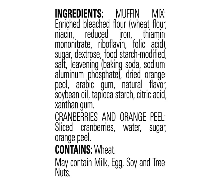 Krusteaz Cranberry Orange Muffin Mix, 18.6 Oz