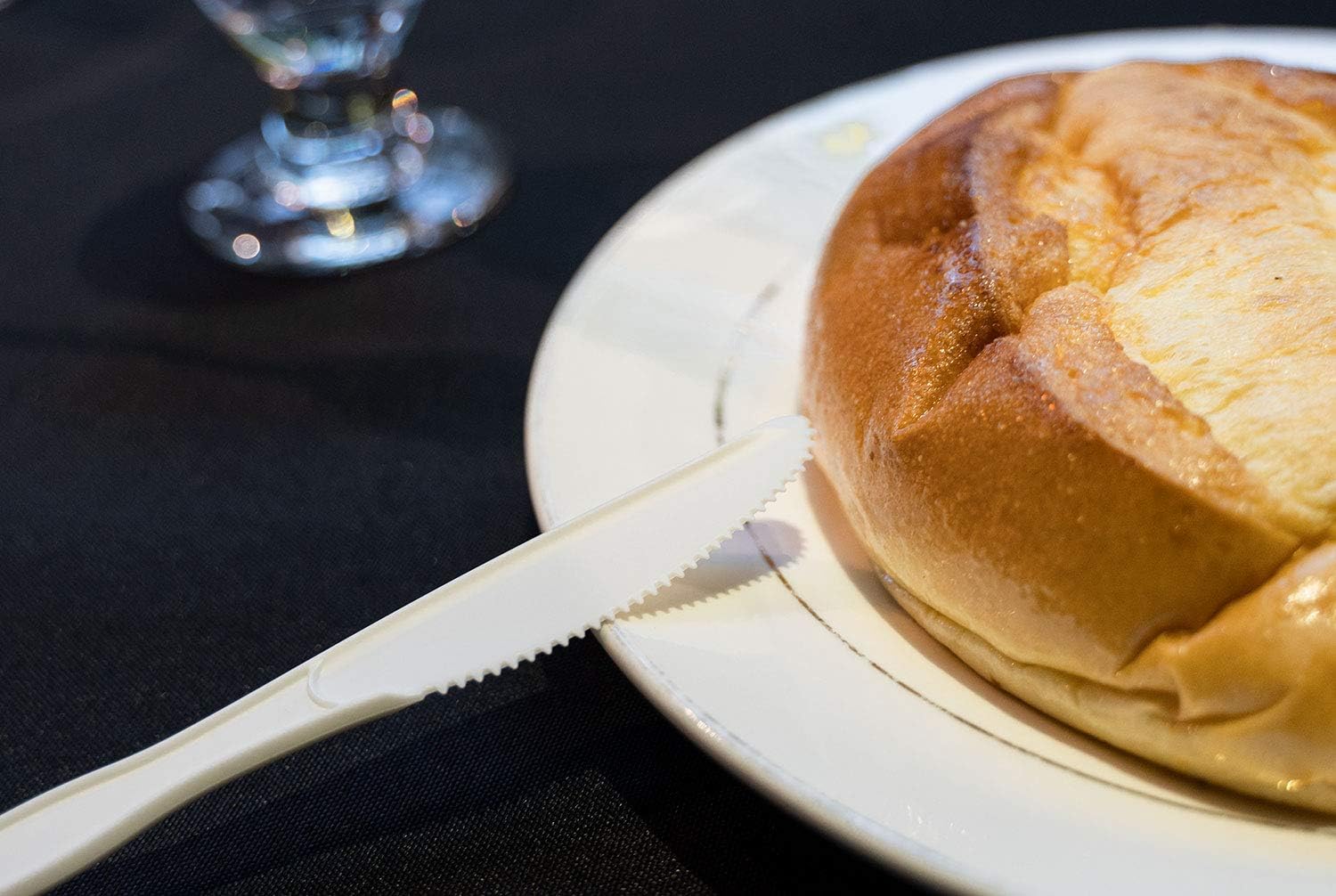 POSATE Heavy Weight Plastic Forks, Clear Disposable, 100 Count