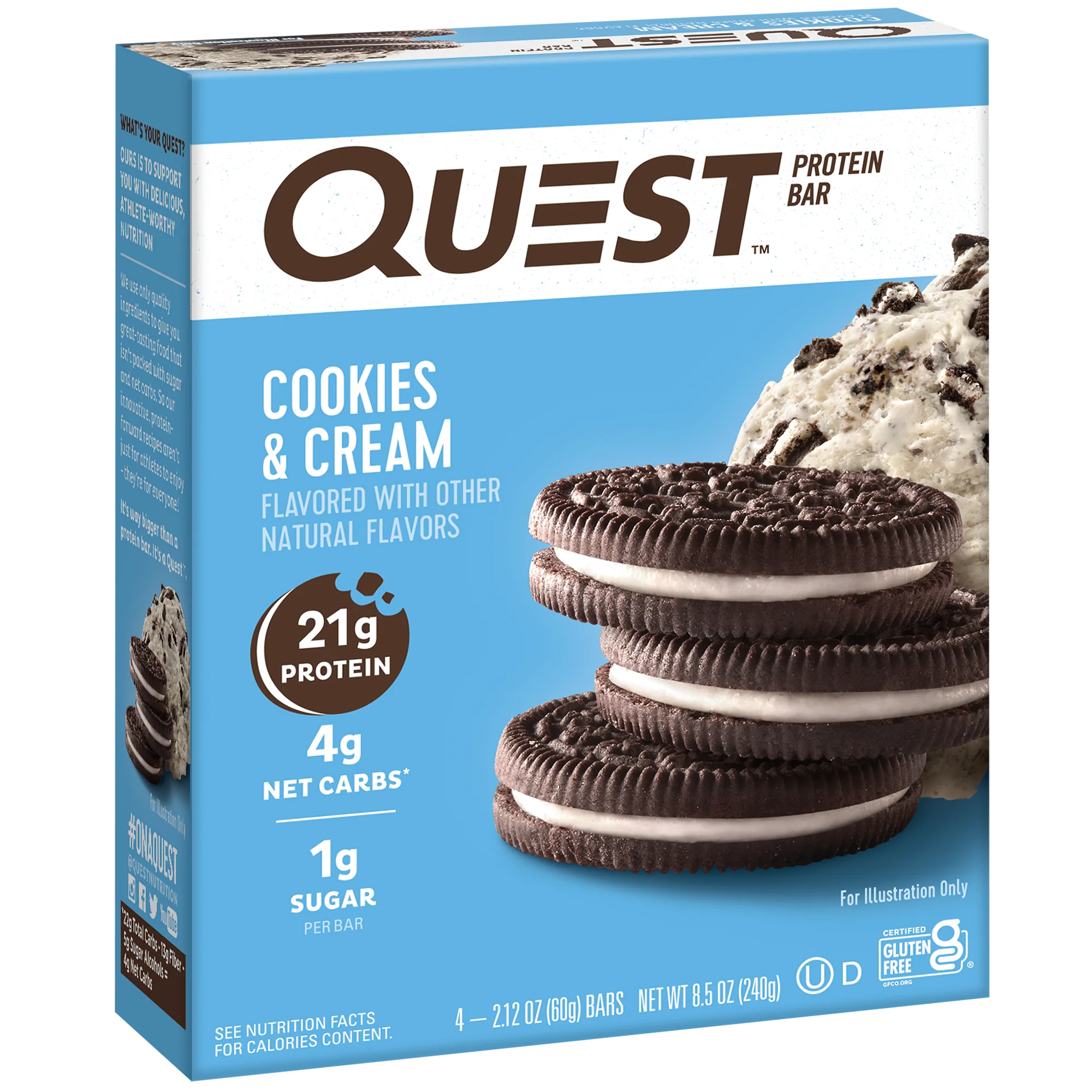 Cookies & Cream Protein Bars