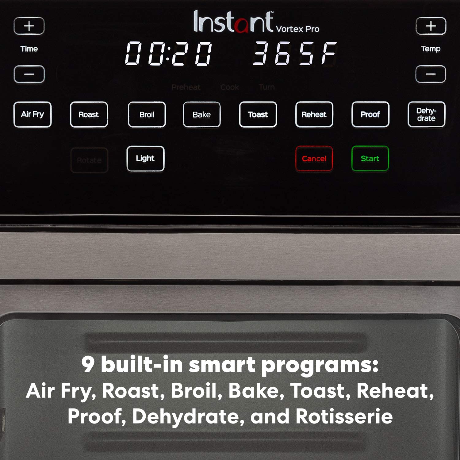 Omni Pro 19 QT/18L Air Fryer Toaster Oven Combo, From the Makers of Pot, 14-in-1 Functions, Fits a 12