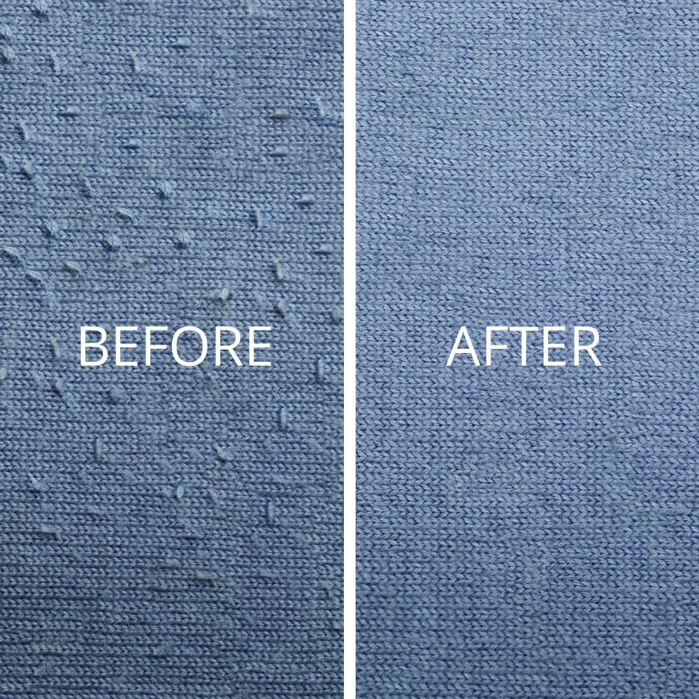 GLEENER Battery-Free Fabric Shaver & Lint Brush | Ultimate Fuzz Remover | Adjustable Depiller Lint Remover for Clothing & Furniture (Slate Blue)