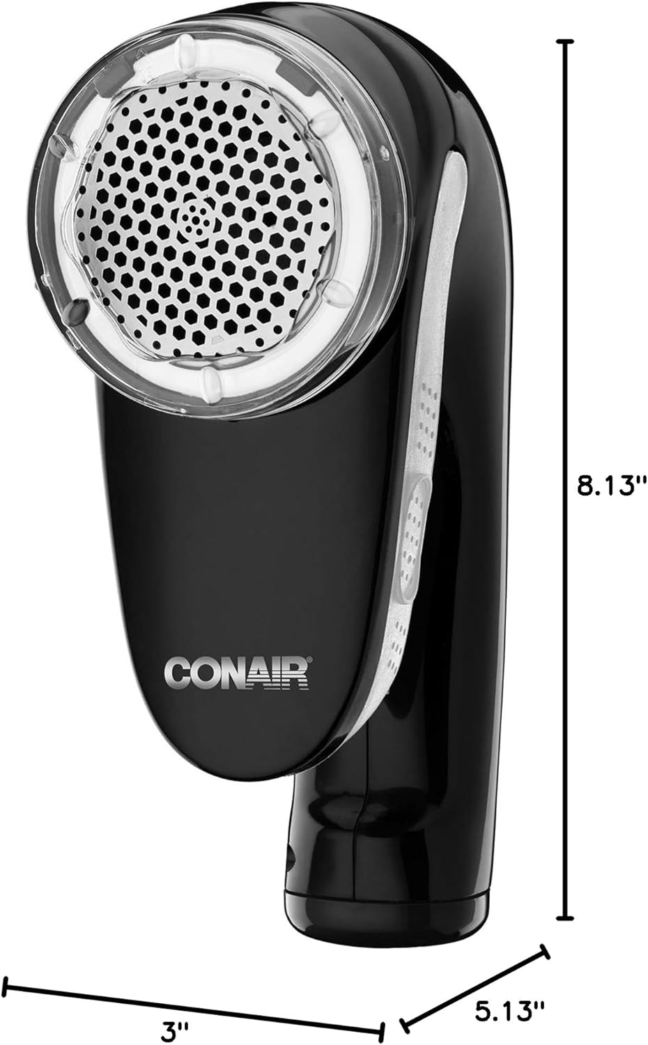 Conair Fabric Shaver and Lint Remover, Battery Operated Portable Fabric Shaver, White