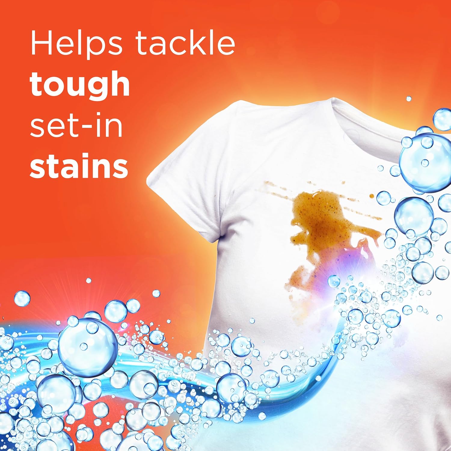 Tide Ultra Oxi Liquid Laundry Detergent Soap, HE Compatible, 94 Loads, 132 fl oz