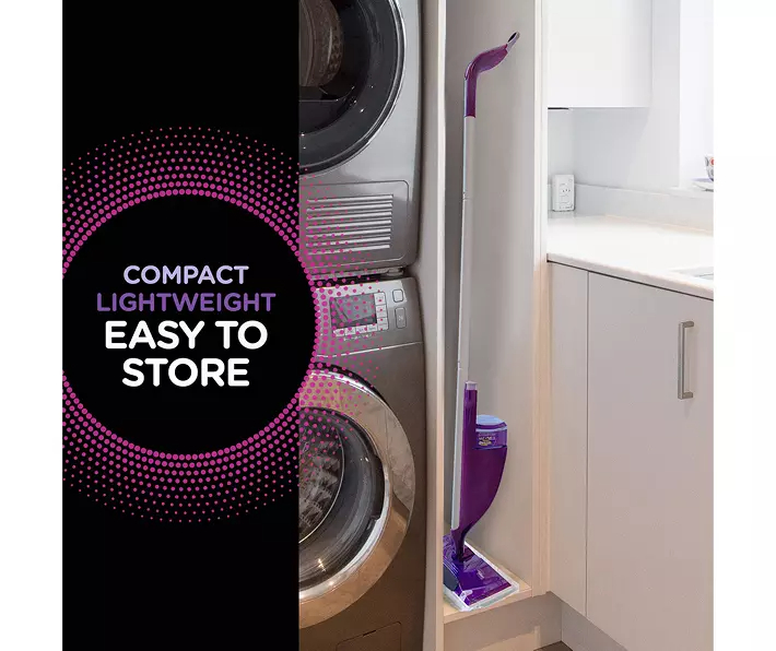 Swiffer WetJet Mop Starter Kit (1 Spray Mop, 5 Mopping Pads, 1 Floor Cleaner Liquid Solution)