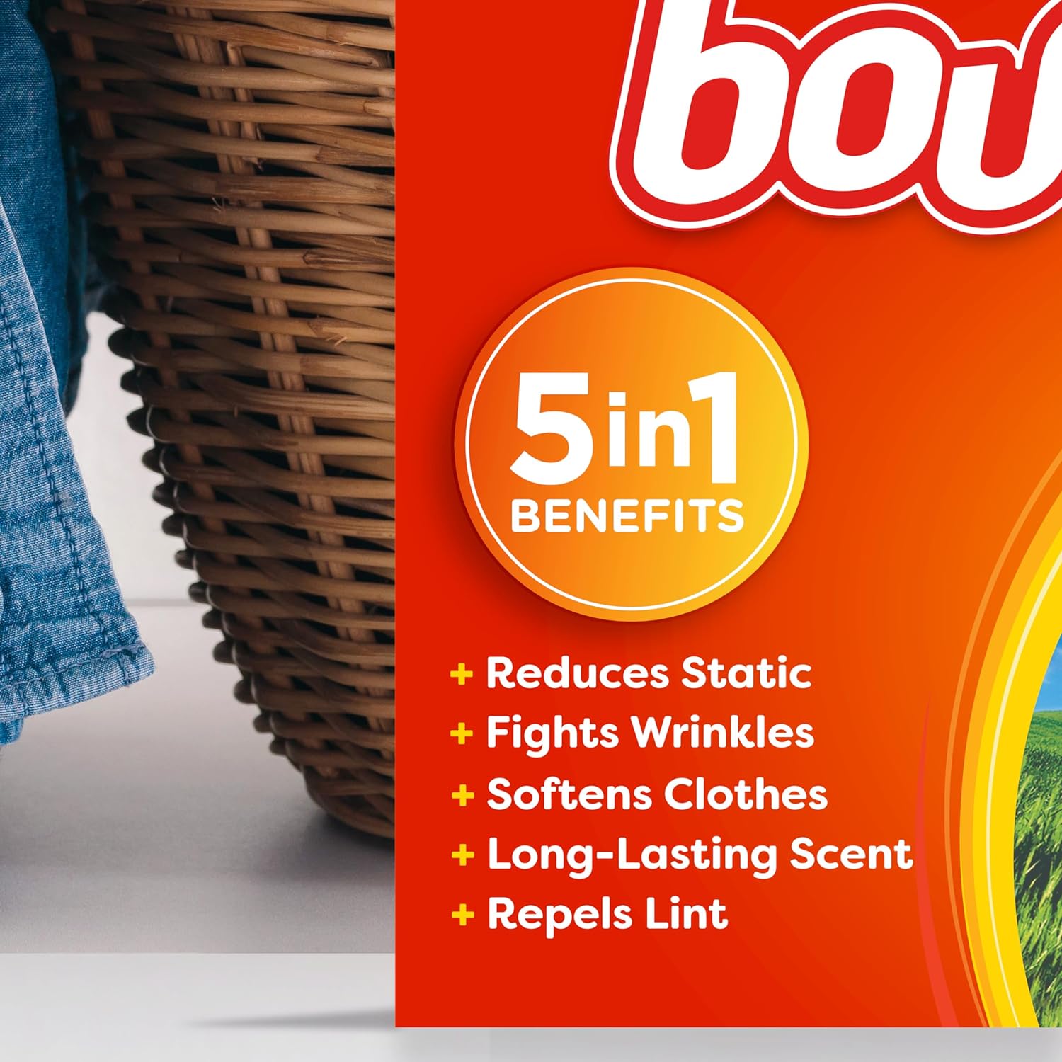 Bounce Dryer Sheets Laundry Fabric Softener, Fresh Linen Scent, 240 Count