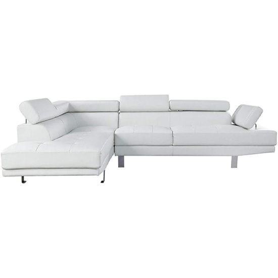 Acme Furniture Connor Sectional Sofa Set in Cream 52645