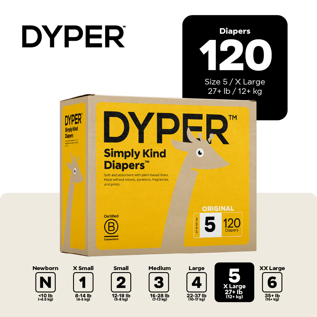 DYPER Diapers Monthly Box