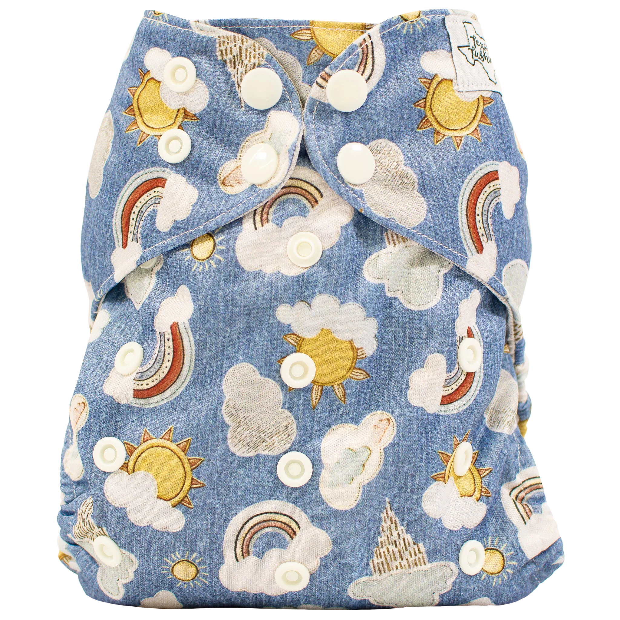 Texas Tushies Slim Fit AIO Cloth Diaper