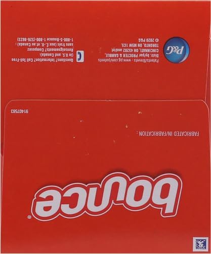 Bounce Dryer Sheets, Outdoor Fresh, 240 Count Laundry Fabric Softener Sheets with Static Control and Wrinkle Fighters