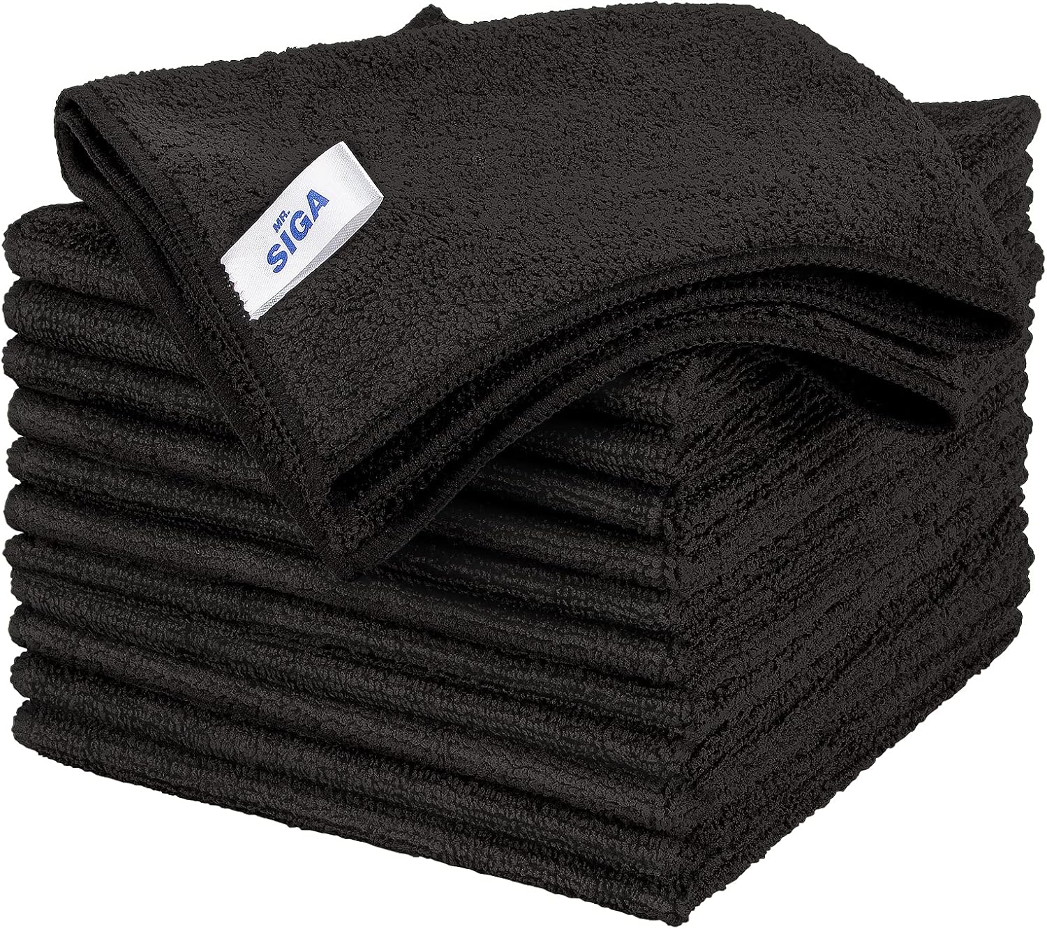 MR.SIGA Microfiber Cleaning Cloth,Pack of 12,Size:12.6