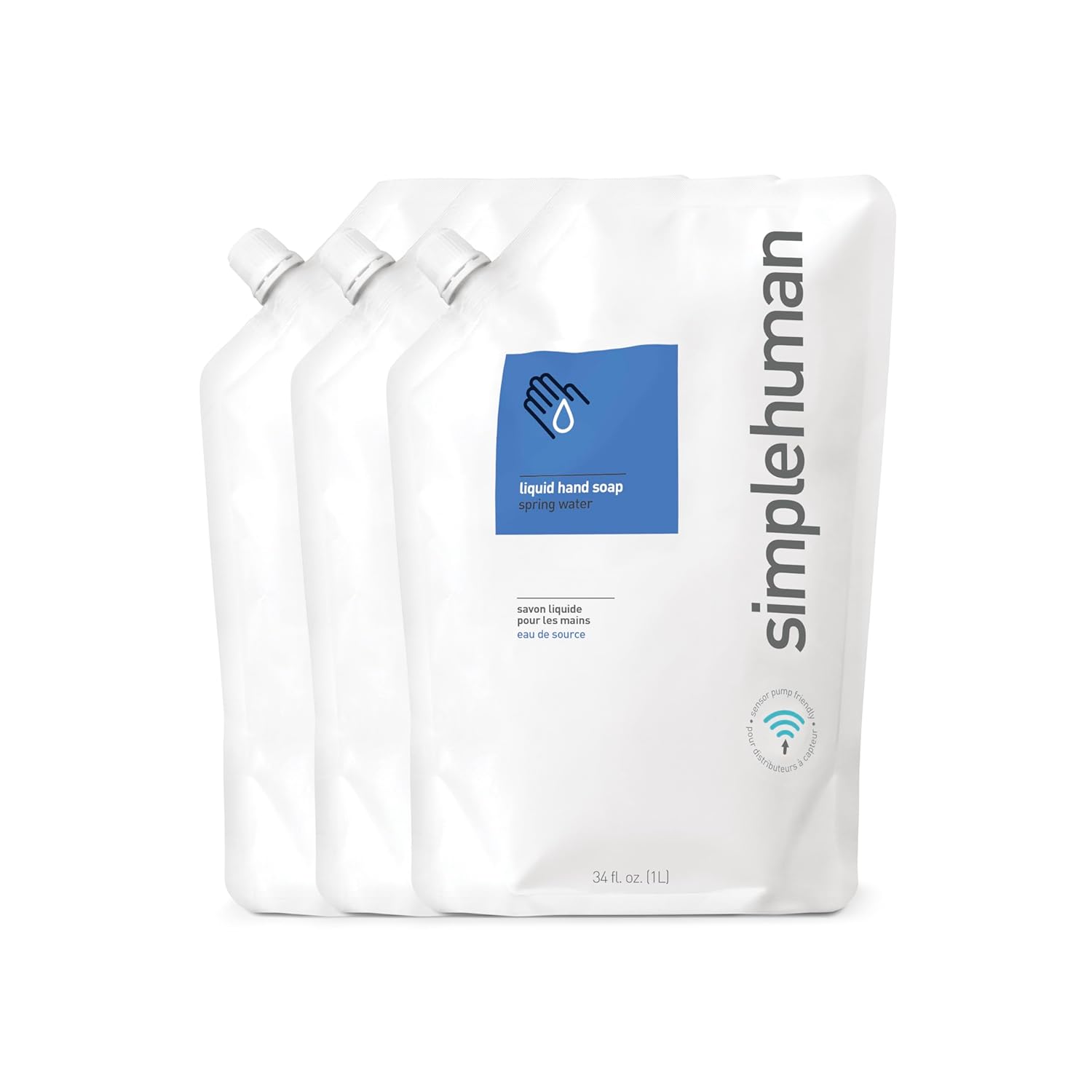 simplehuman Lavender Moisturizing Liquid Hand Soap Refill Pouch, 34 Fl. Oz.