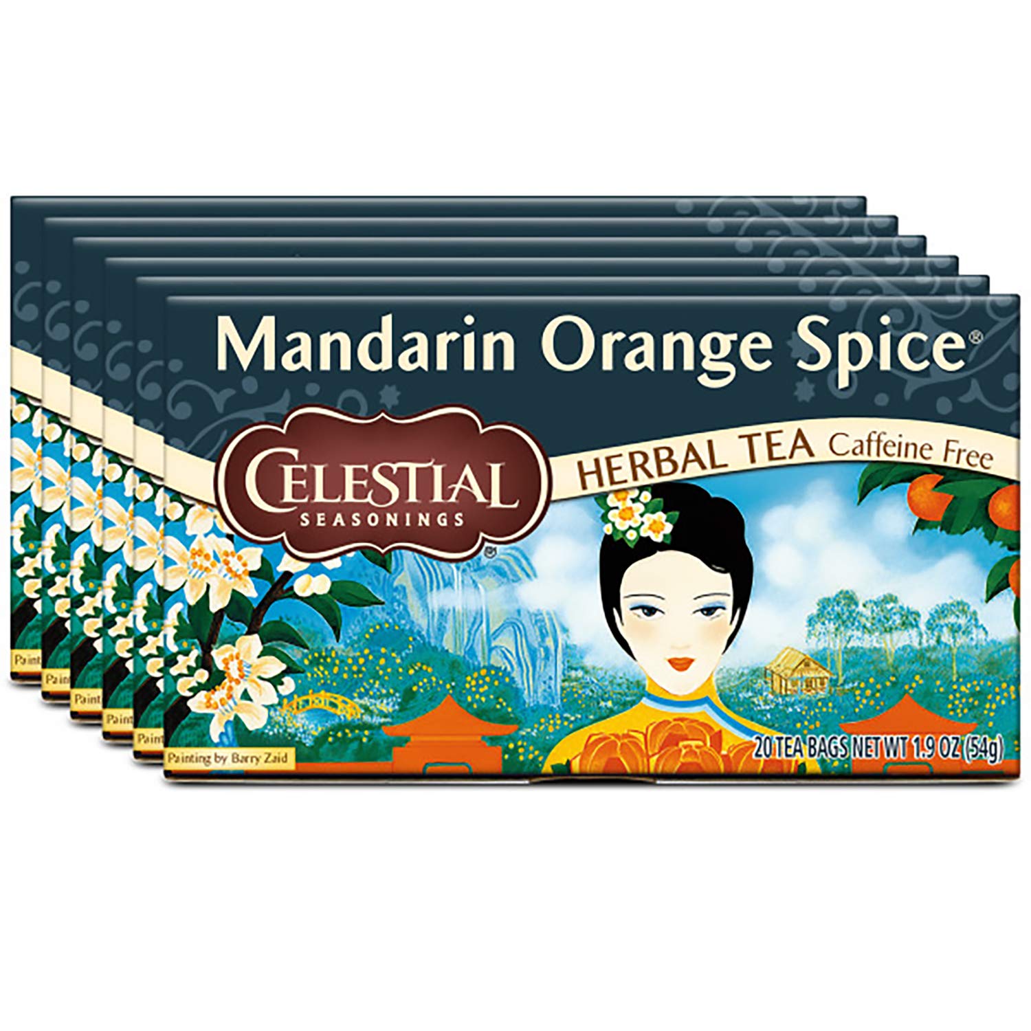 Celestial Seasonings Bengal Spice Herbal Tea, Caffeine Free, 20 Tea Bags Box, (Pack of 6)