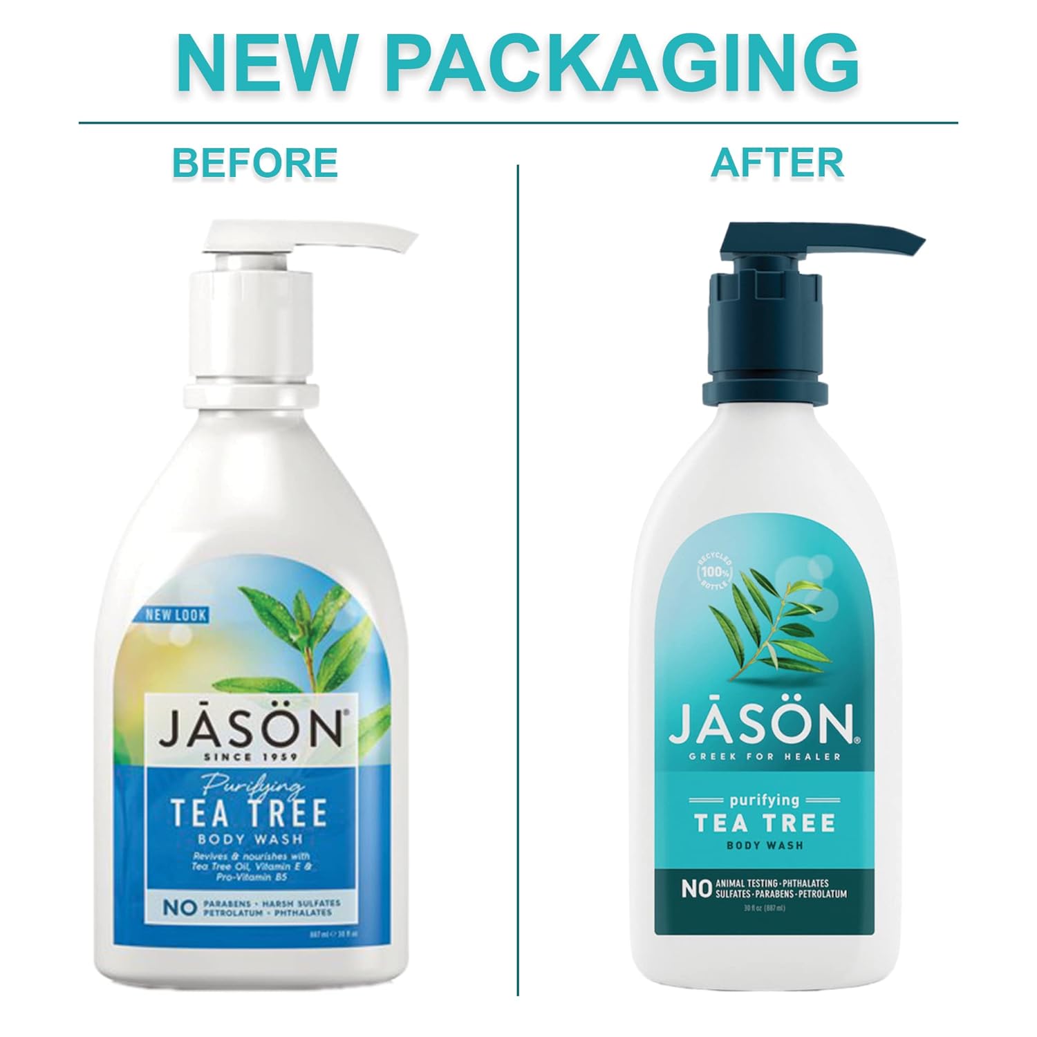 JASON Lavender Calming Body Wash, For a Gentle Feeling Clean, 30 Fluid Ounces