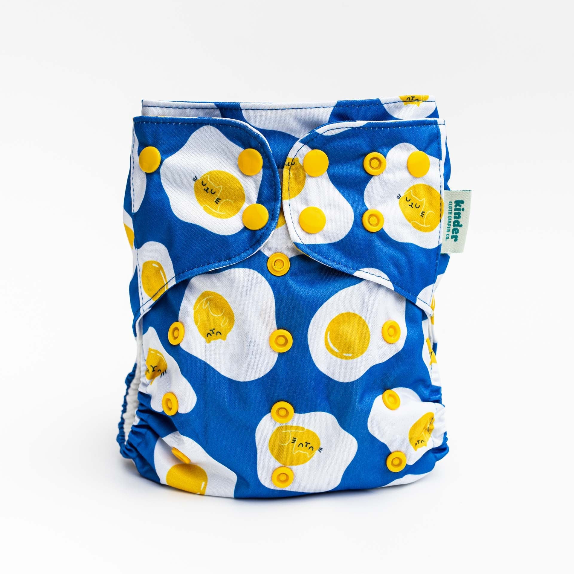 Kinder Cloth Diaper Co. Patterned Basics Pocket Cloth Diaper with Athletic Wicking Jersey