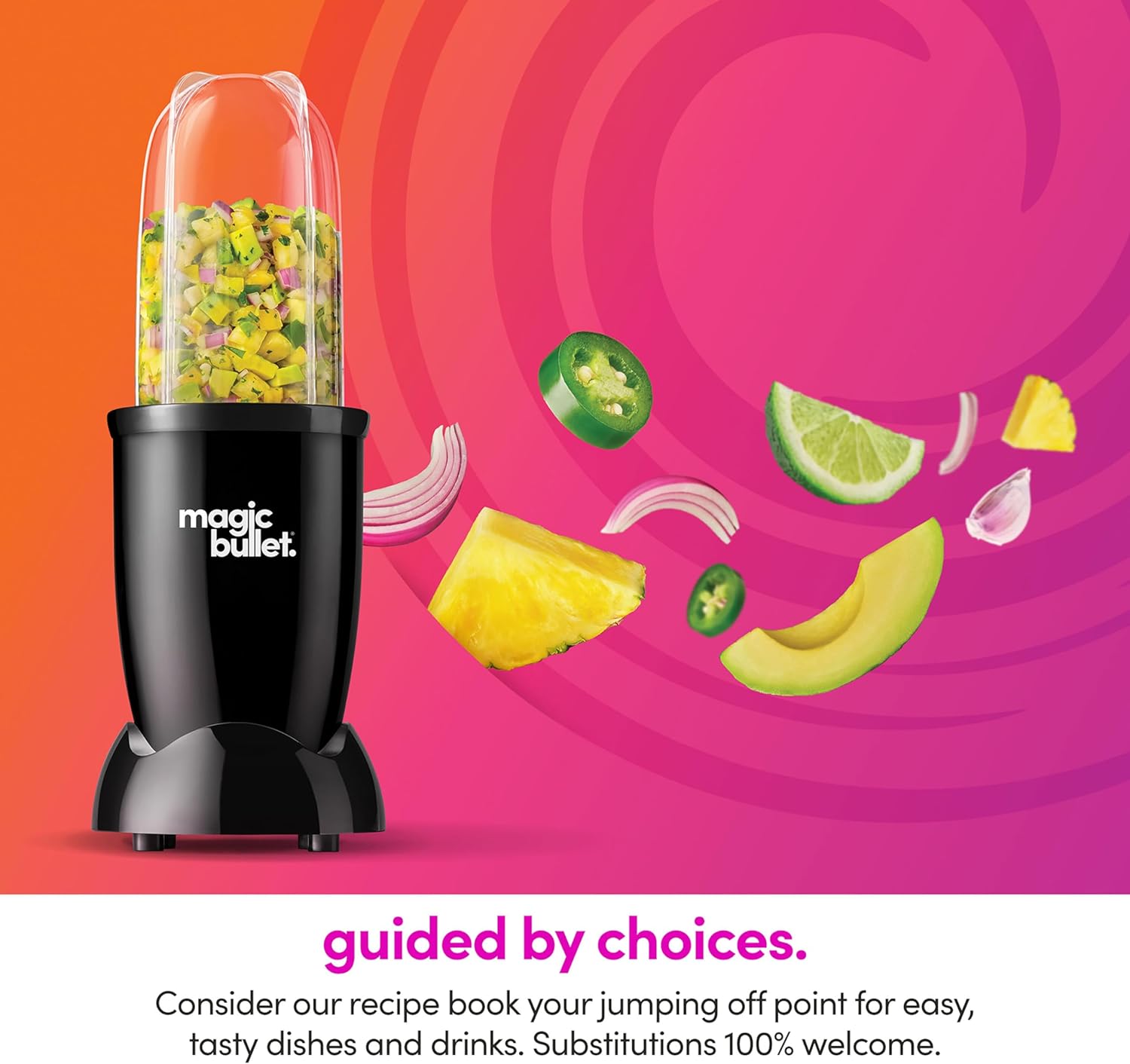 Magic Bullet Blender, Small, Silver, 11 Piece Set