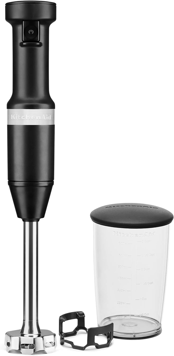 KitchenAid Variable Speed Corded Hand Blender KHBV53, Matte Black