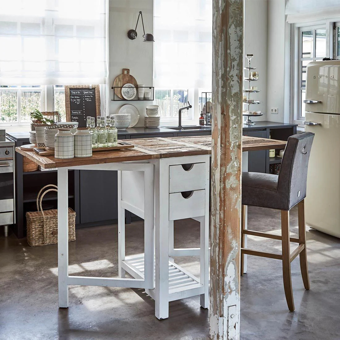 Wooster Street Bar Table 50/180cm x 80cm