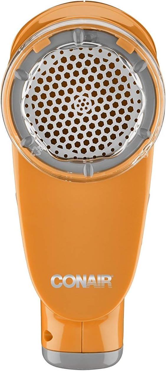 Conair Fabric Shaver and Lint Remover, Battery Operated Portable Fabric Shaver, White